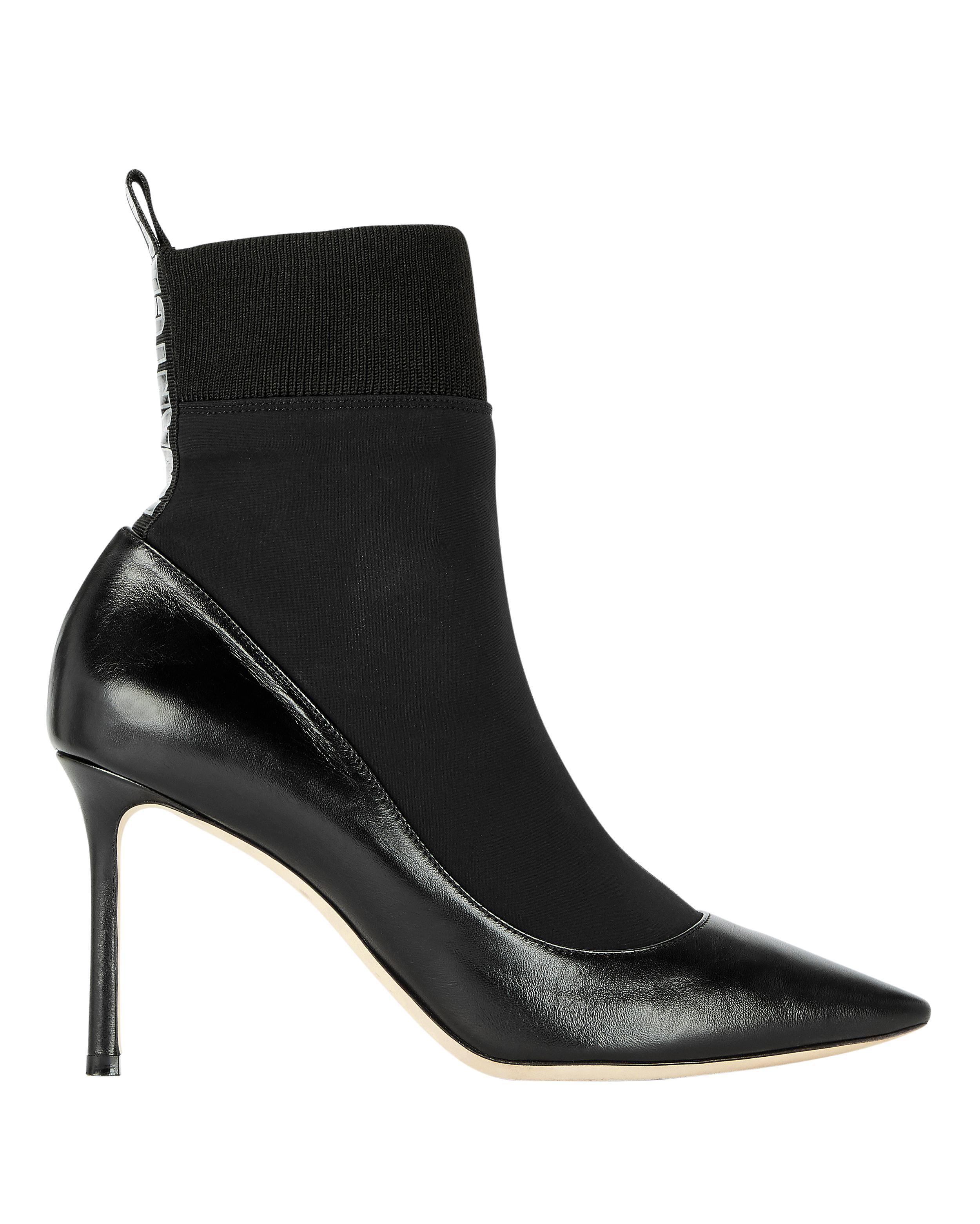 jimmy choo black booties