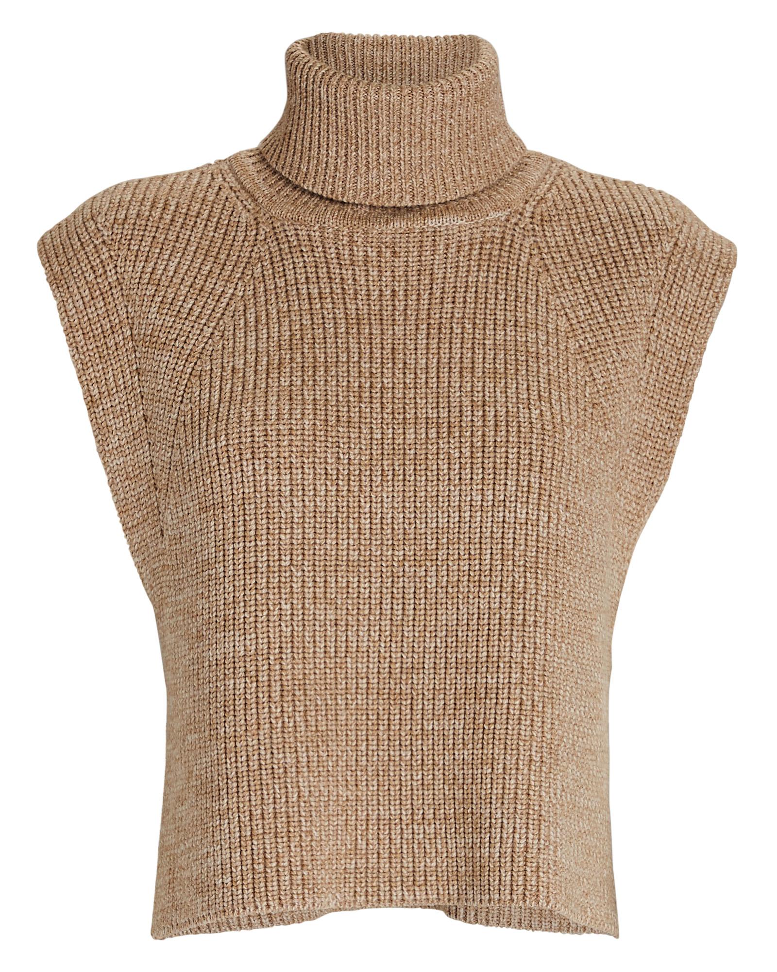 Étoile Isabel Marant Megan Merino Wool Turtleneck Sweater Vest in Natural |  Lyst