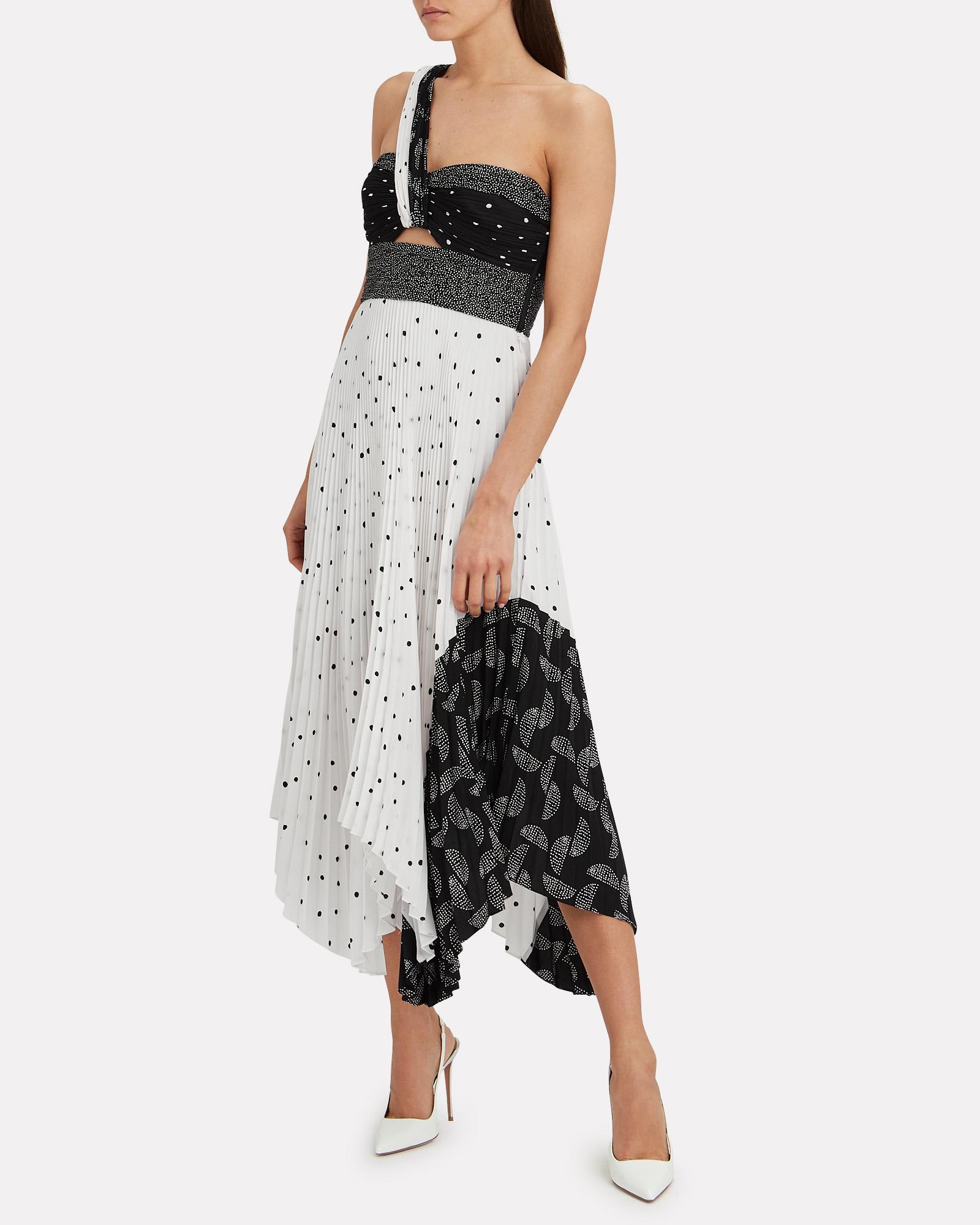 alc aurora one shoulder dress