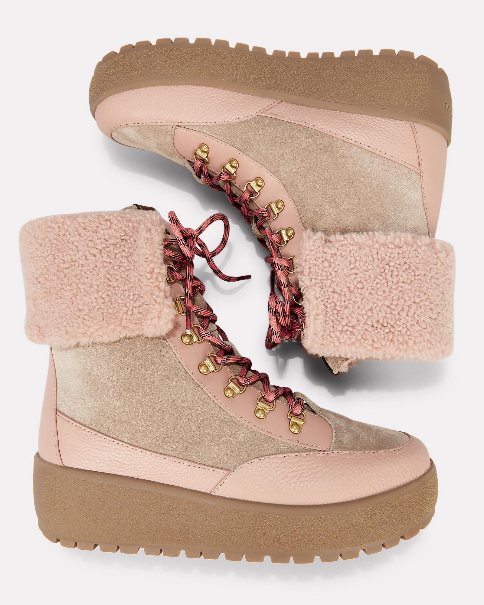 COACH Tyler Hiking Boots in Pink | Lyst