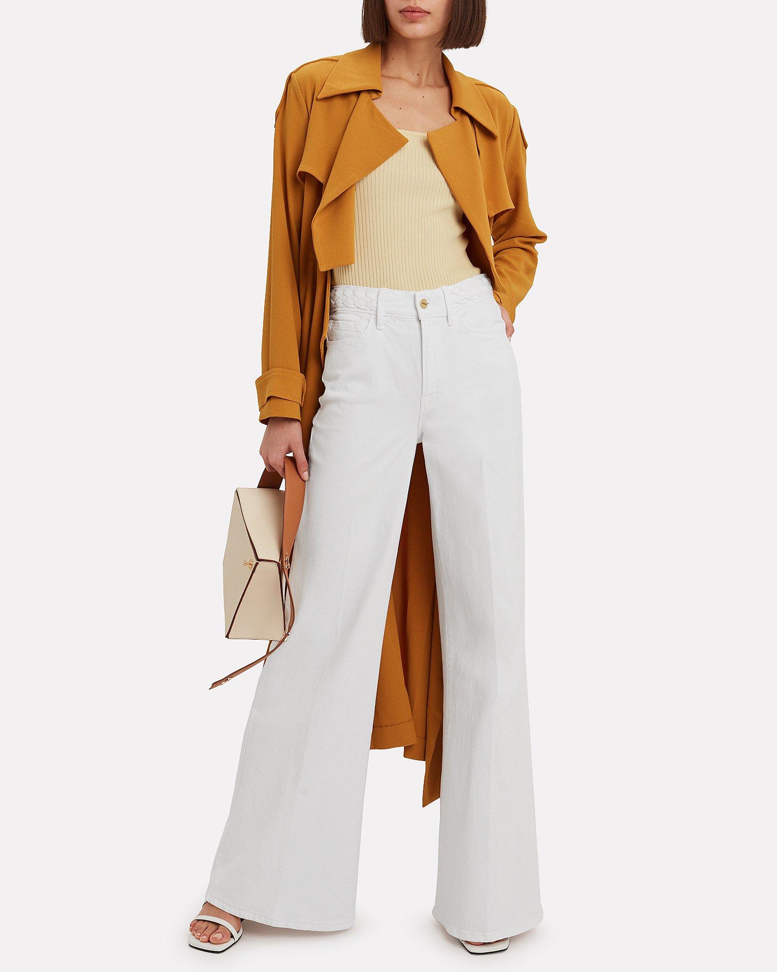 FRAME Denim Le Palazzo Braided Waist 
