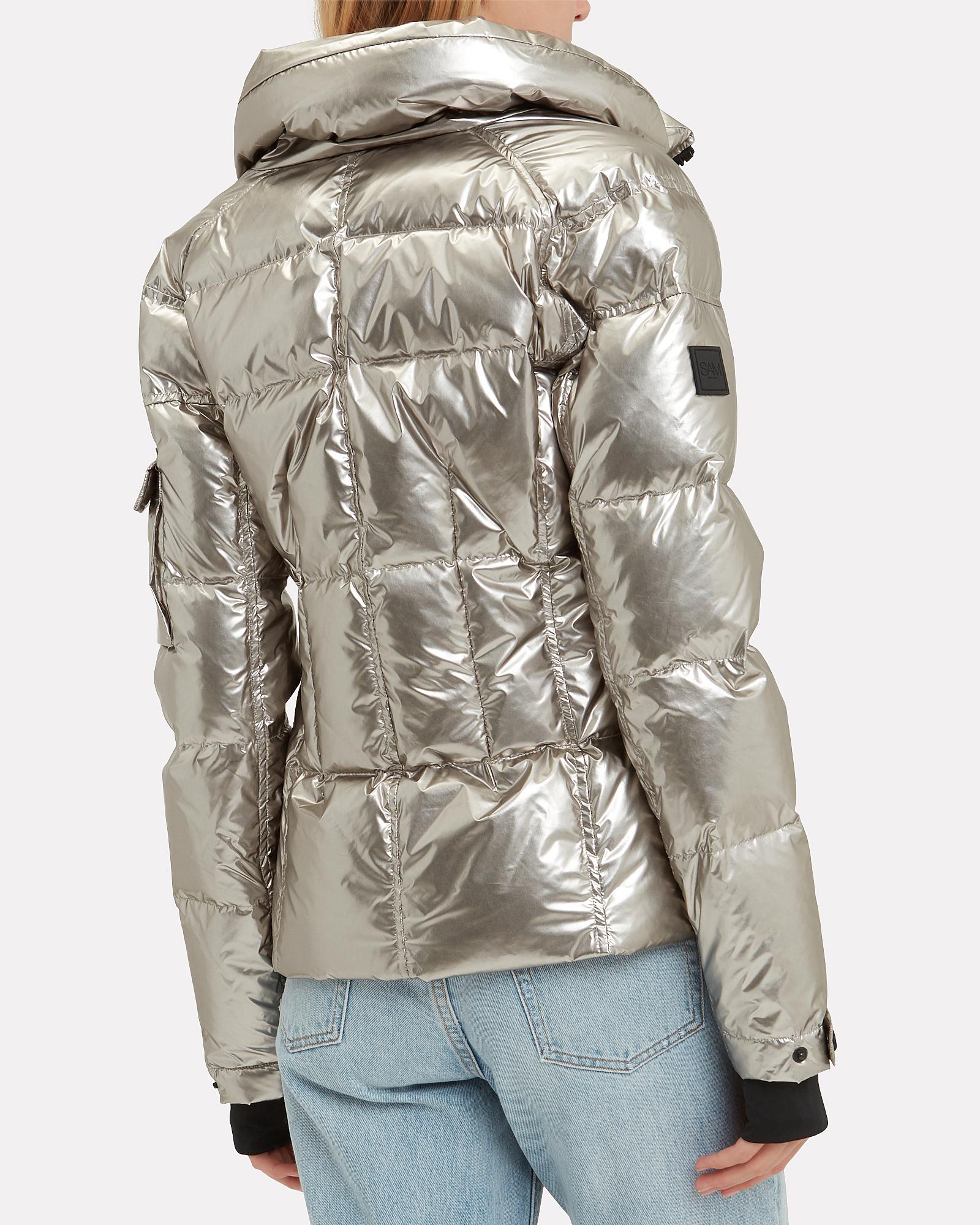 sam silver puffer jacket