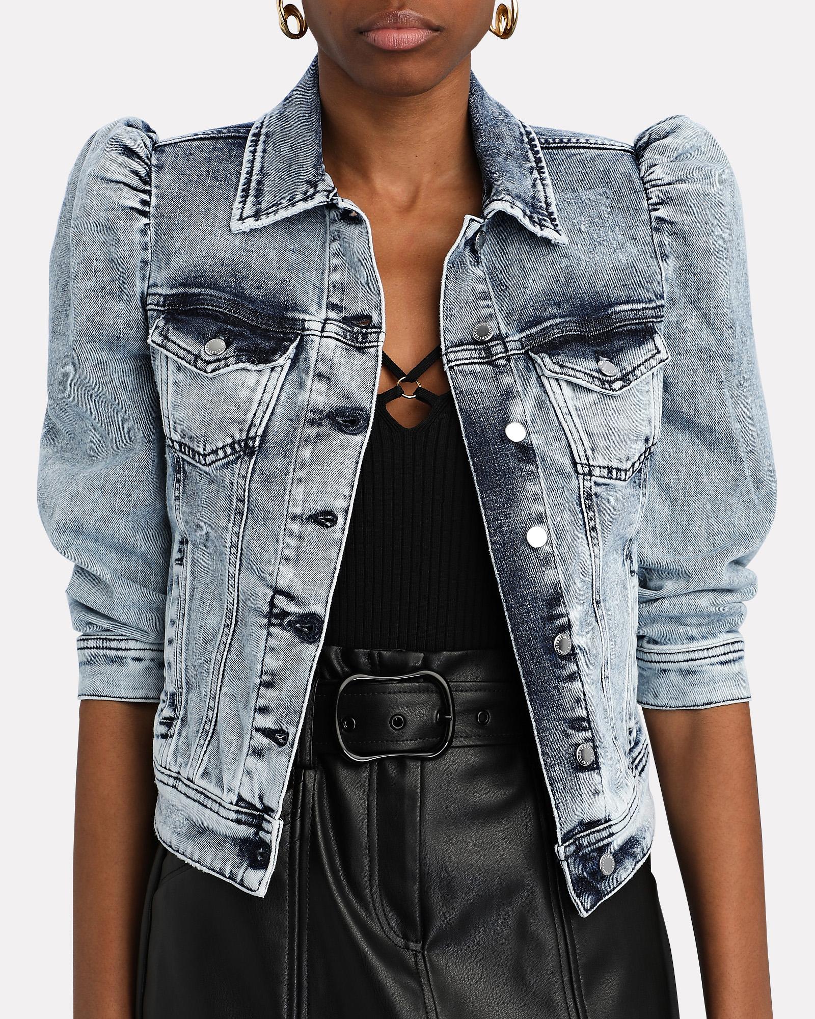 retroféte Ada Cropped Denim Jacket in 