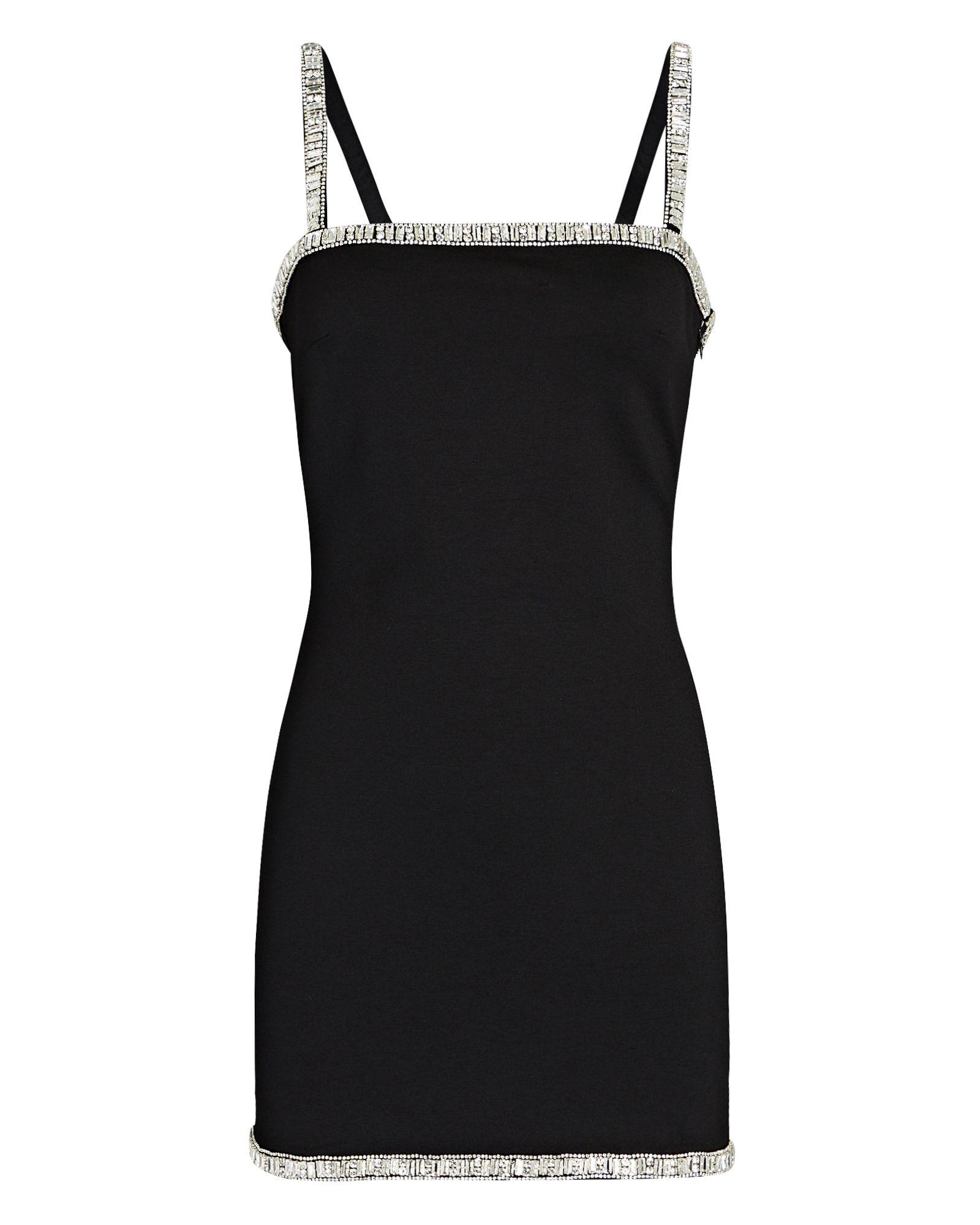 retroféte Regina Crystal-embellished Mini Dress in Black | Lyst