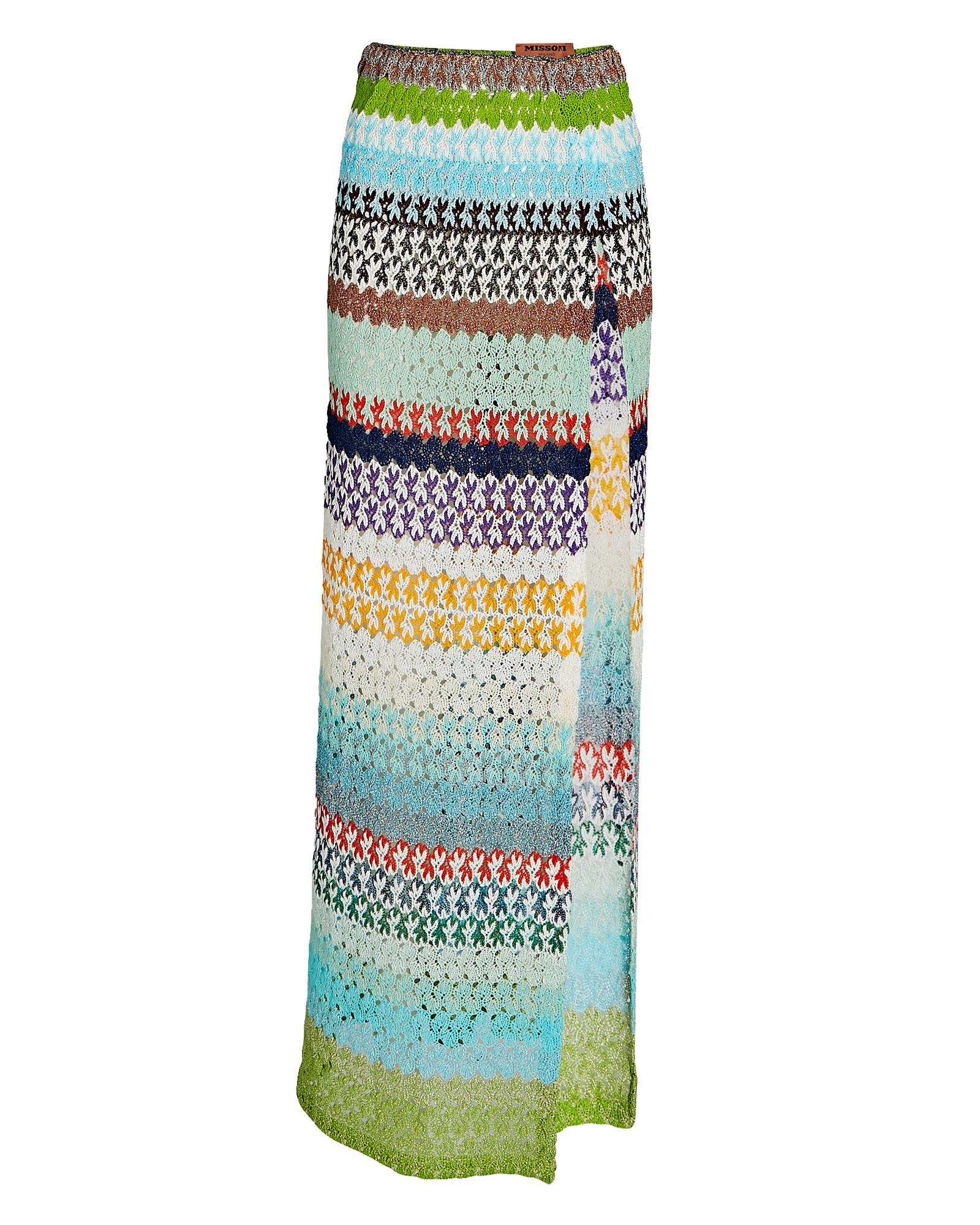 Missoni Rainbow Knit Maxi Skirt | Lyst