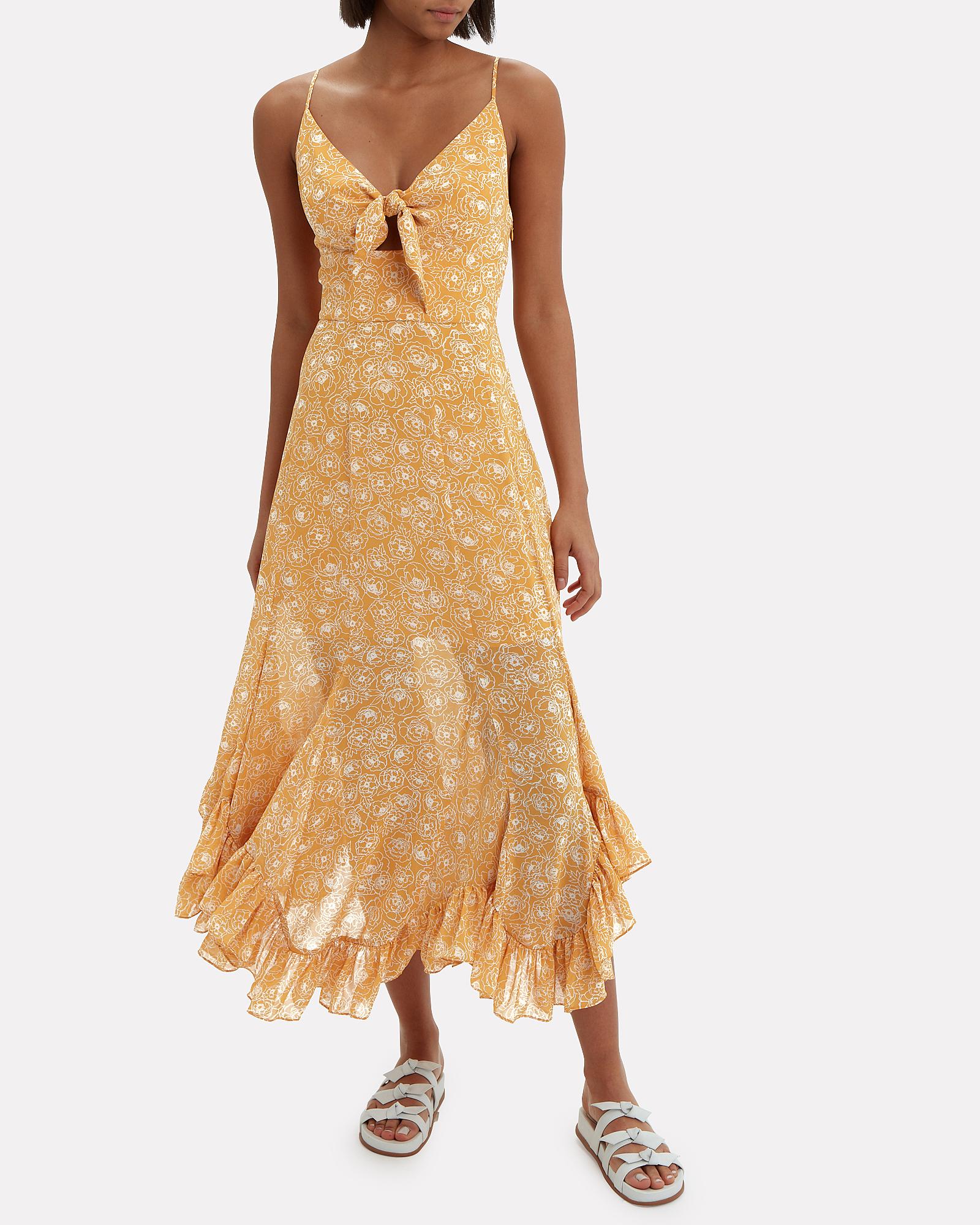 shona joy yellow dress