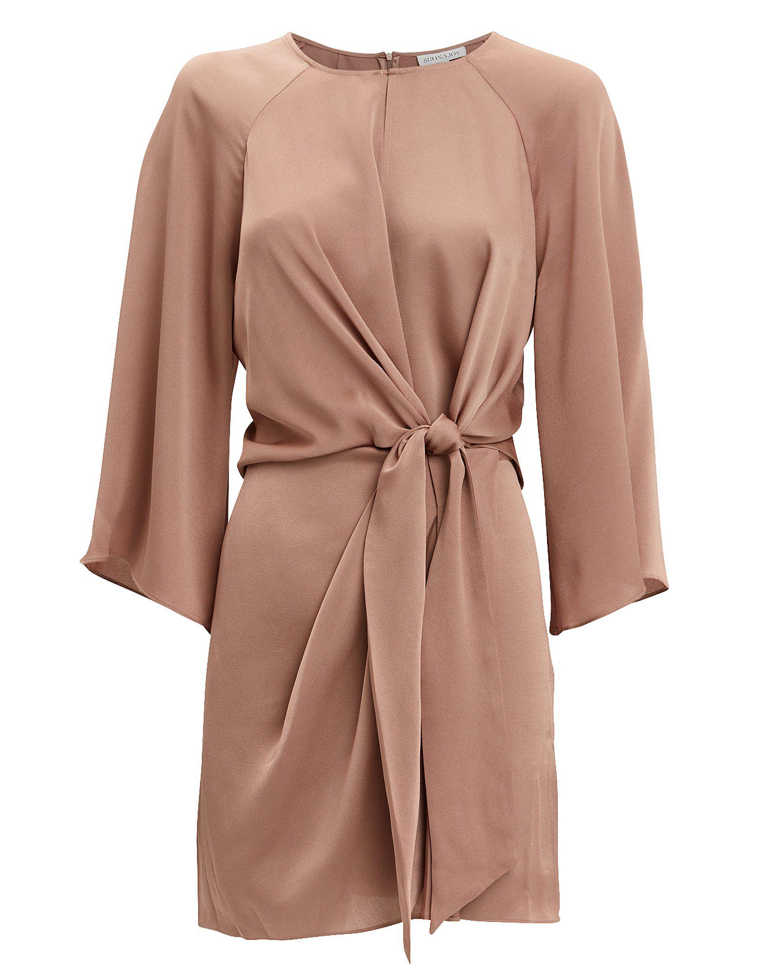 shona joy sawyer wrap midi dress