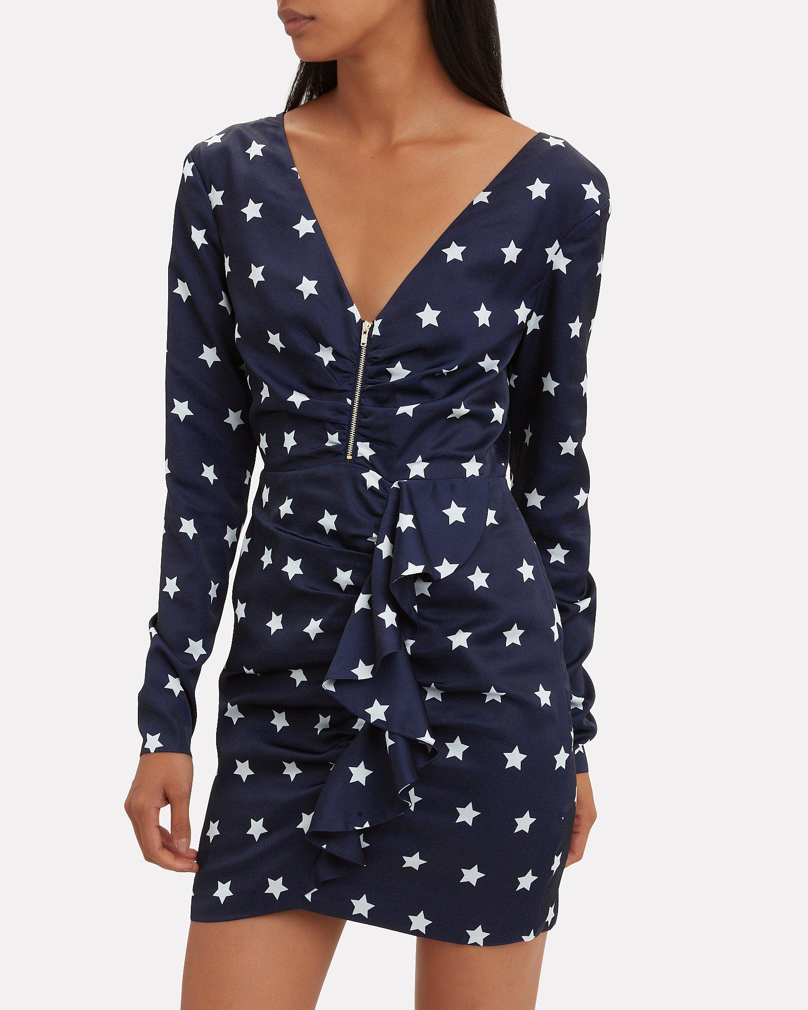 self portrait star mini dress