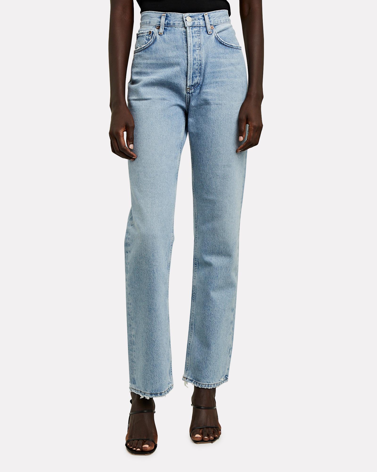 Agolde Denim Lana Straight-leg Jeans in Blue - Lyst
