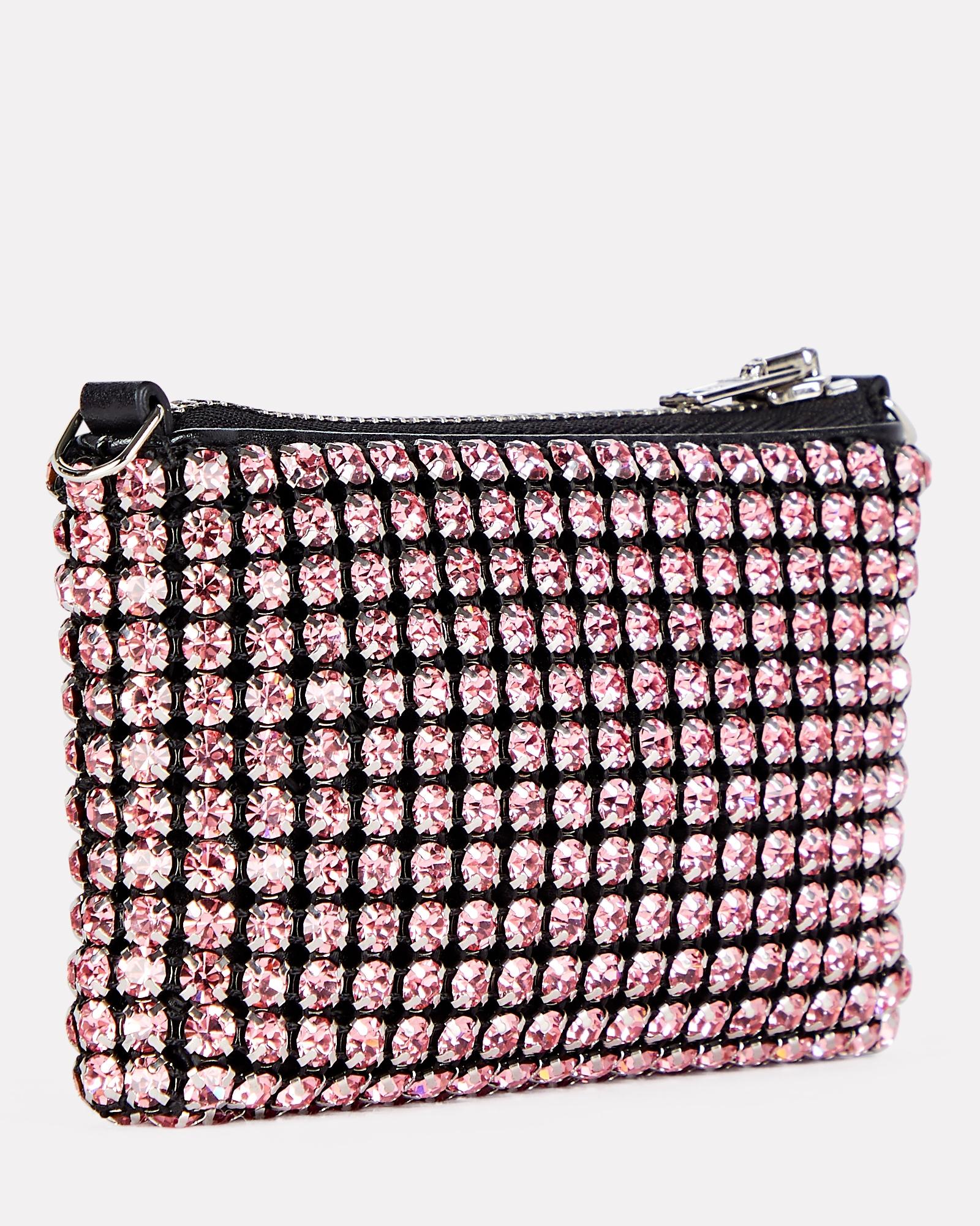 Pink Rhinestone Knot Handbag Luxury Bag • Stated Chic