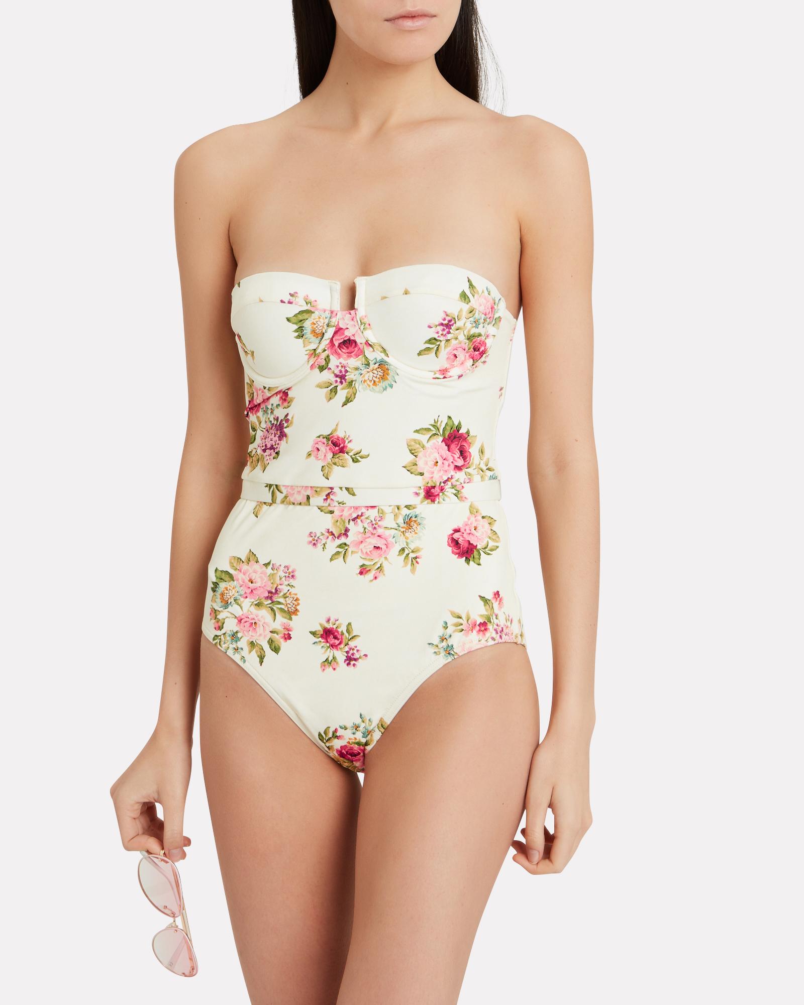 balconette one piece swimsuit
