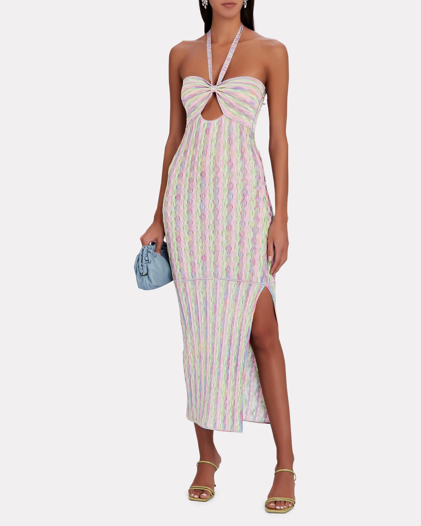 Alexis Amour Knit Halter Maxi Dress | Lyst