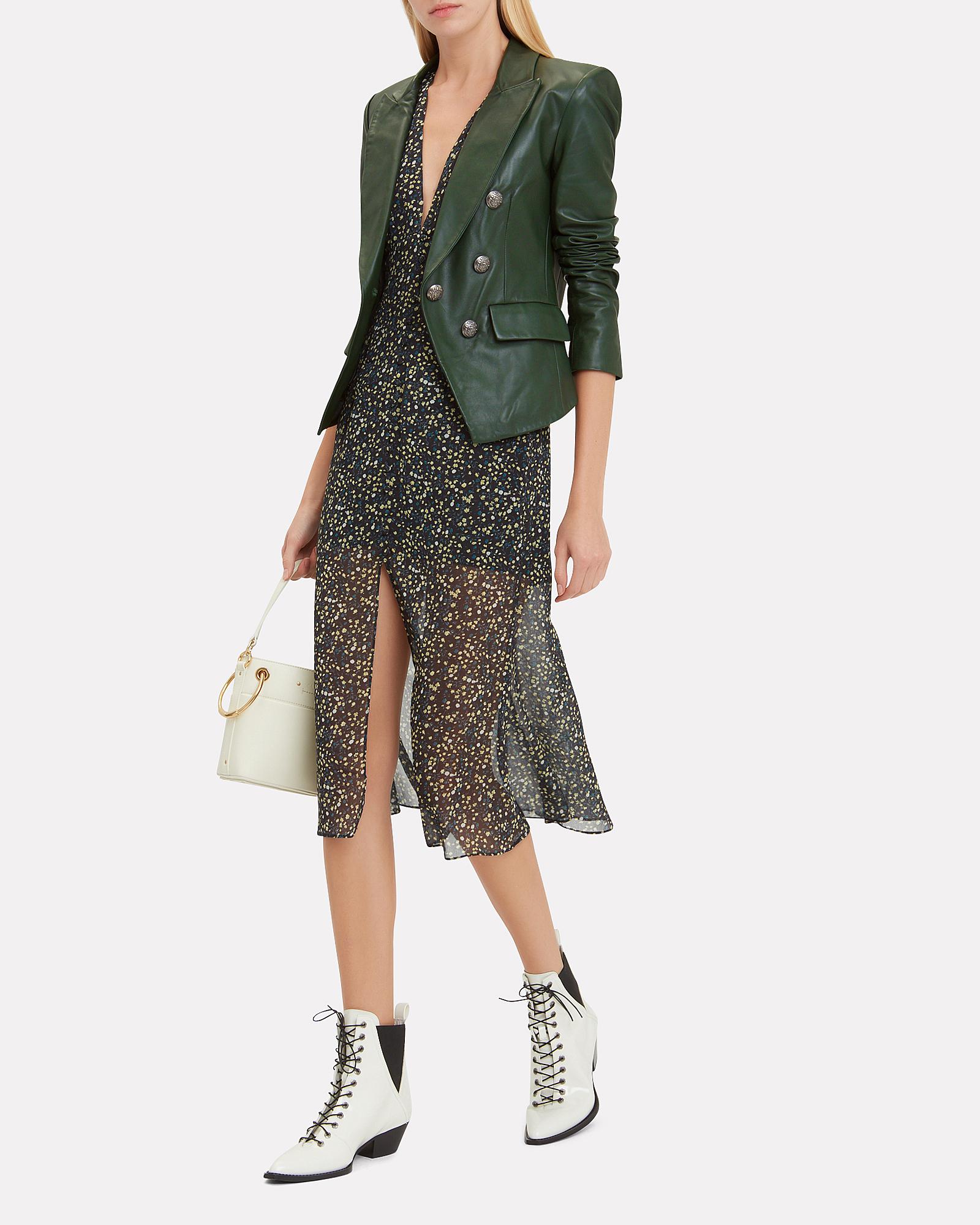 veronica beard green blazer