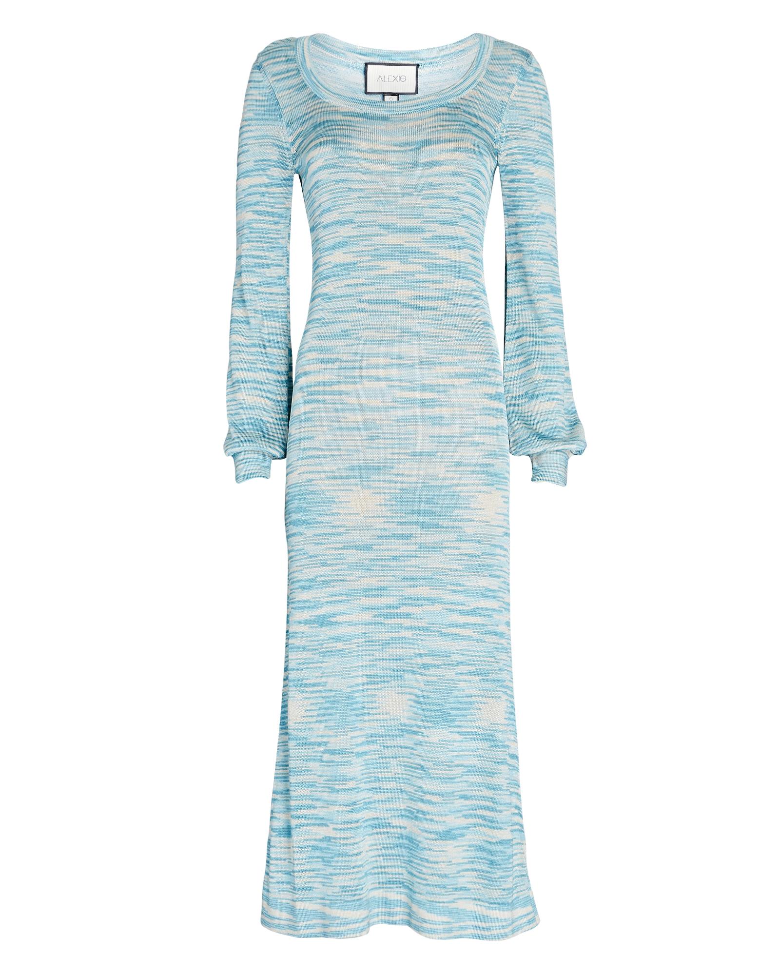 Alexis Synthetic Katica Space Dyed Knit Midi Dress in Light Blue (Blue ...
