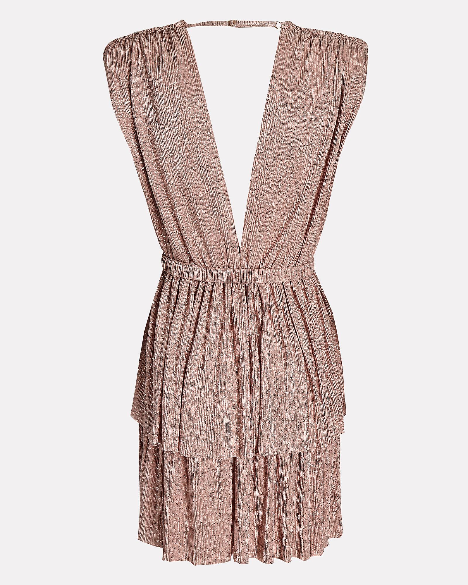 sabina tiered mini dress