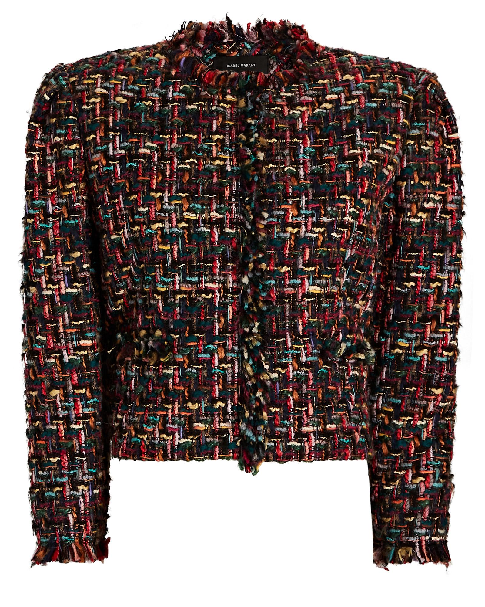 Isabel Marant Zingya Bouclé Tweed Jacket | Lyst