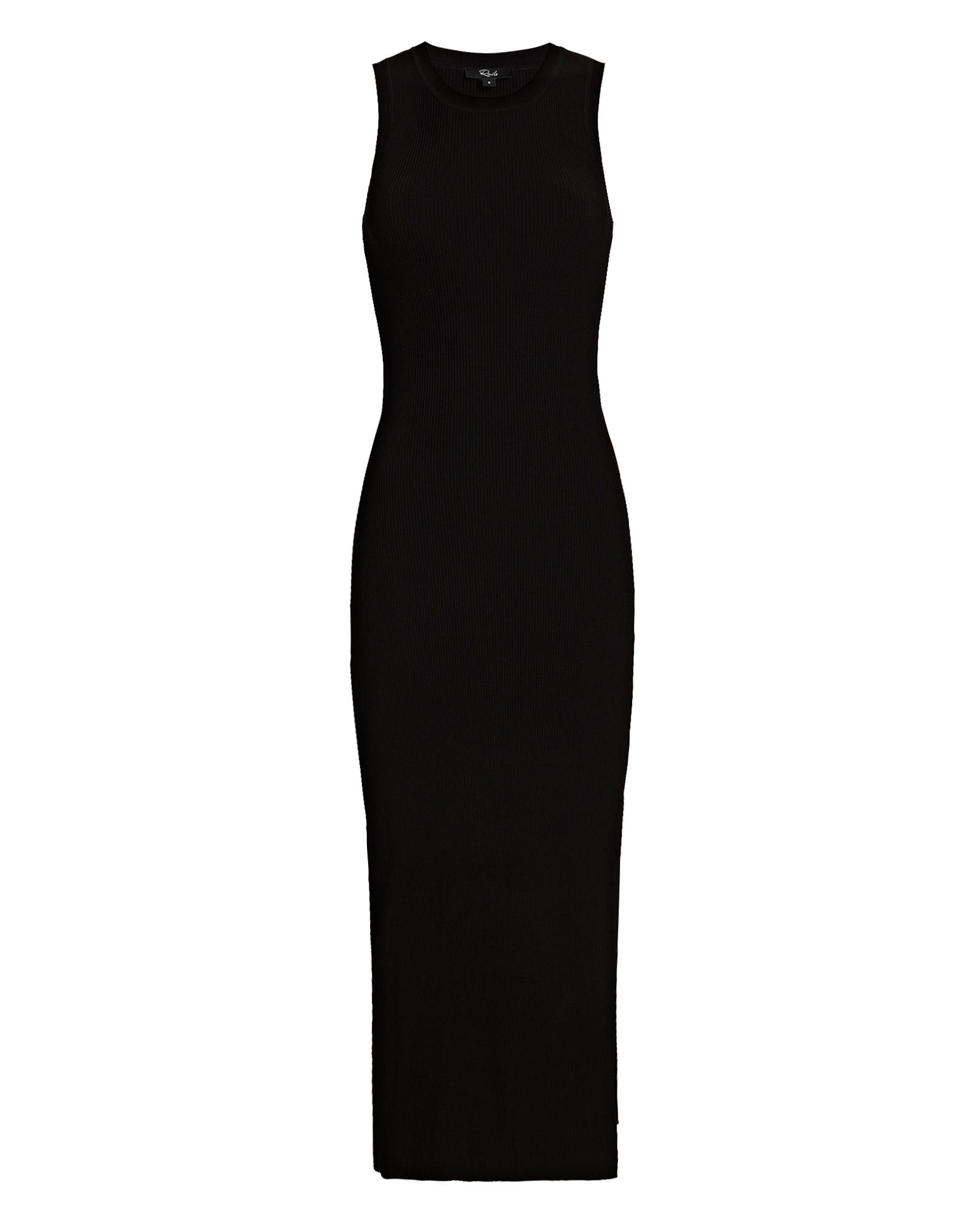 Rails Syd Rib Knit Midi Dress in Black Lyst