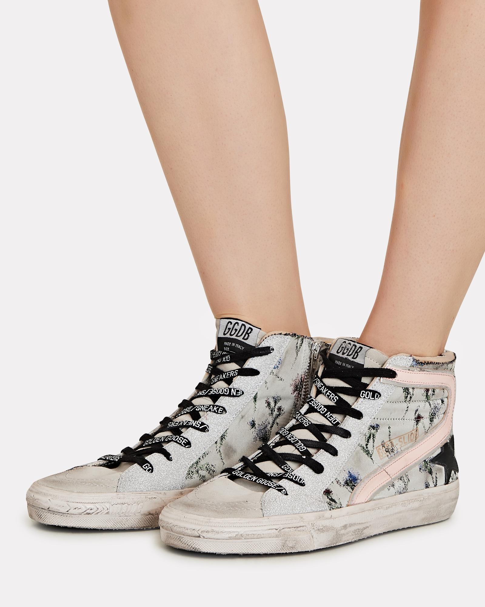 floral golden goose
