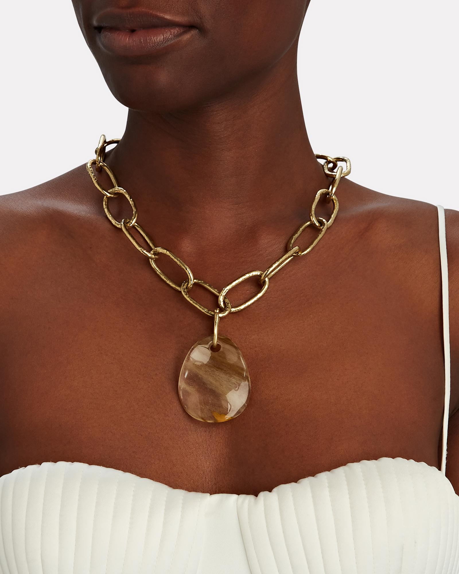 Ulla Johnson Sefina Resin Chain Link 