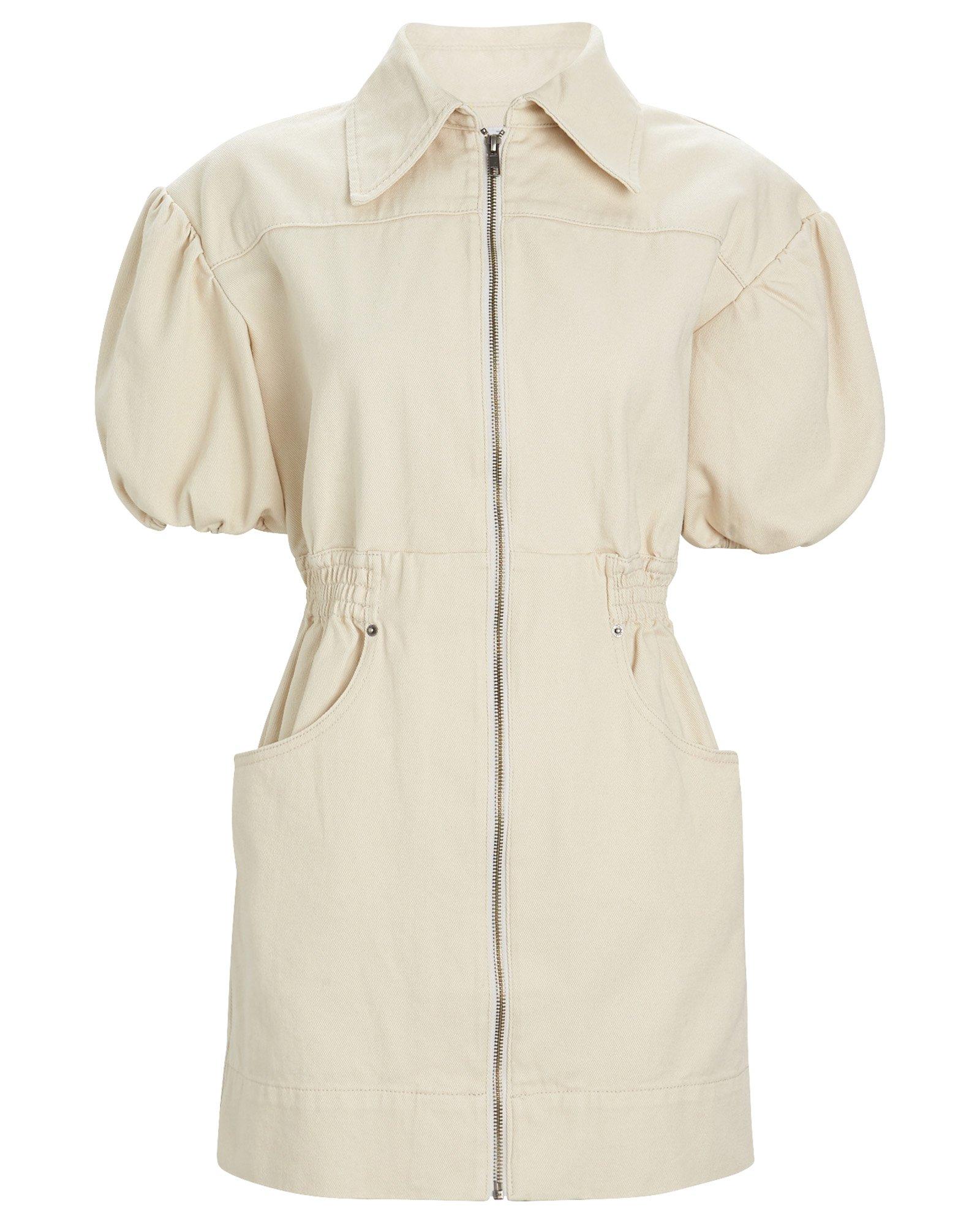 Peripheral Short Sleeve Mini Dress 