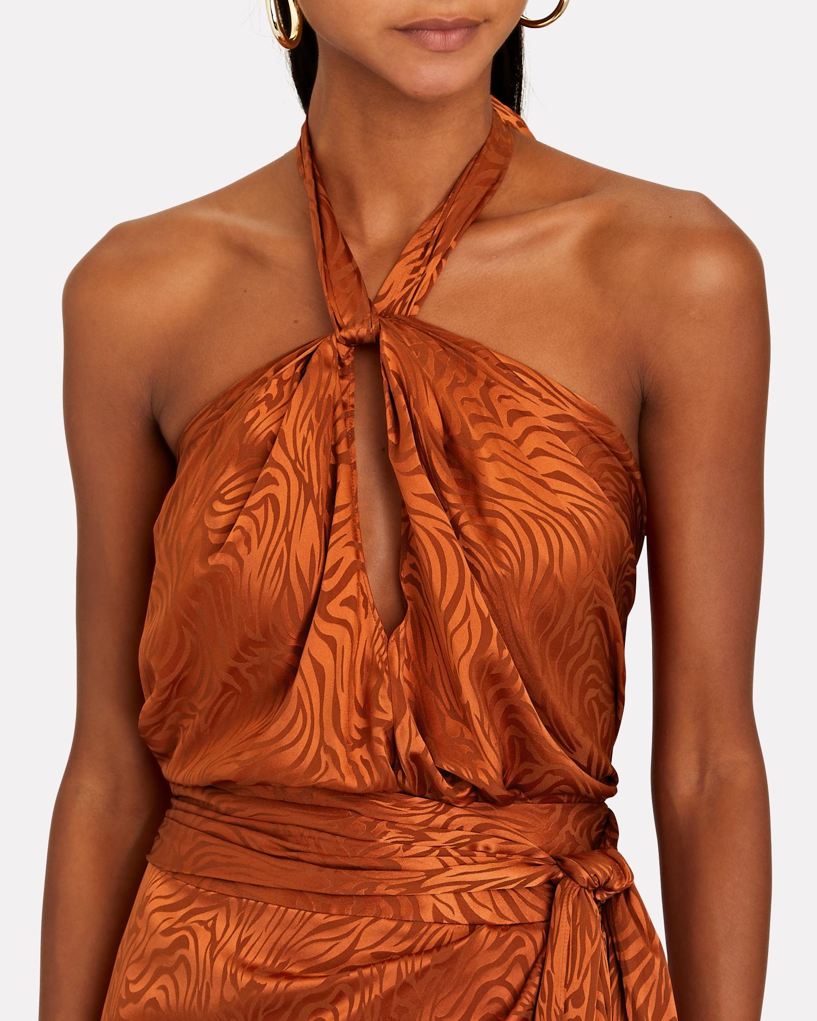 Ronny Kobo June Tiger Jacquard Halter 