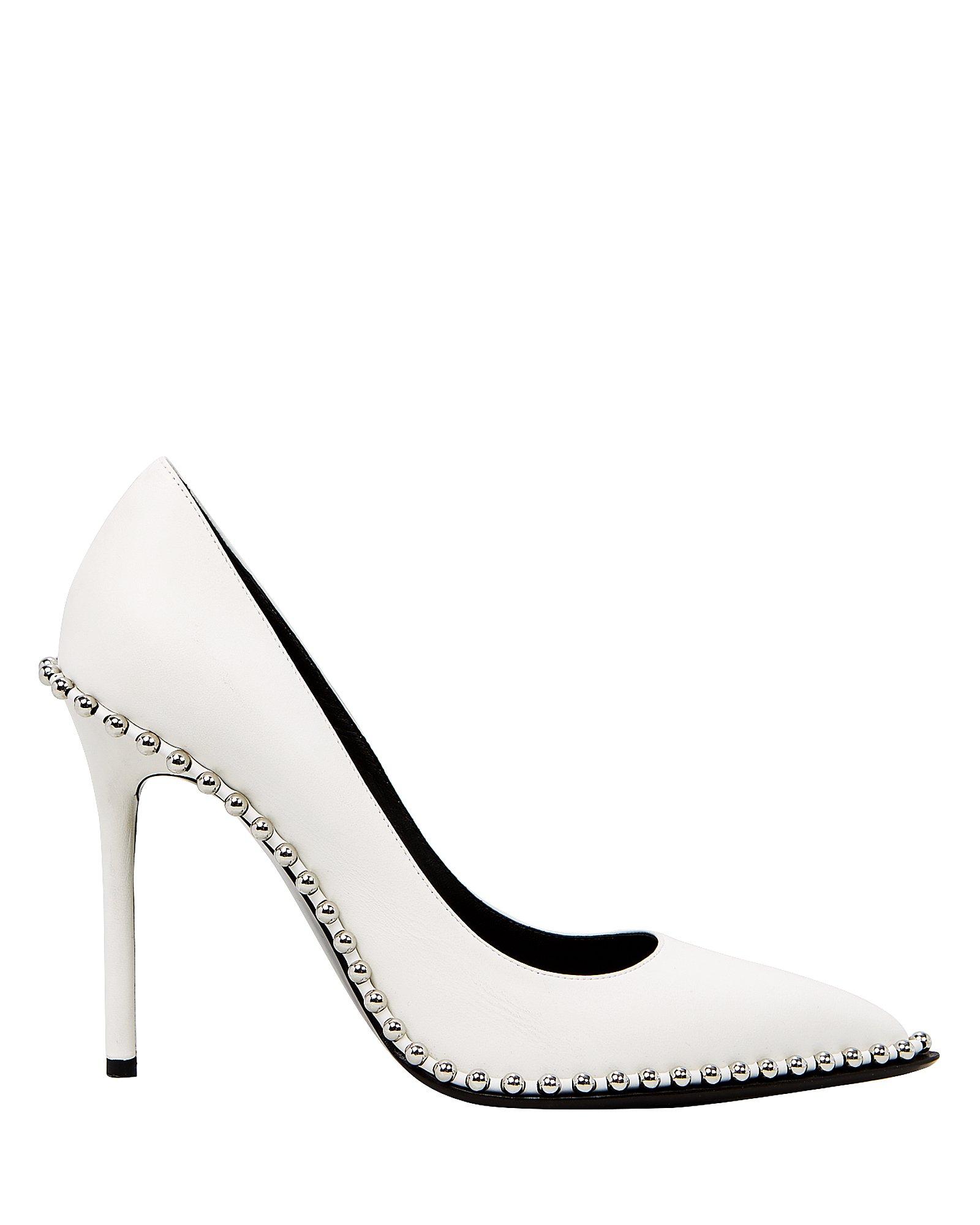 alexander wang white pumps