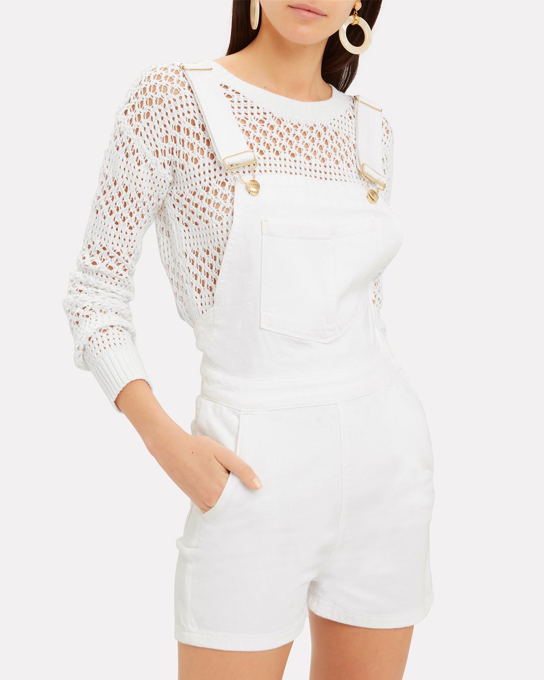 frame palazzo denim overalls