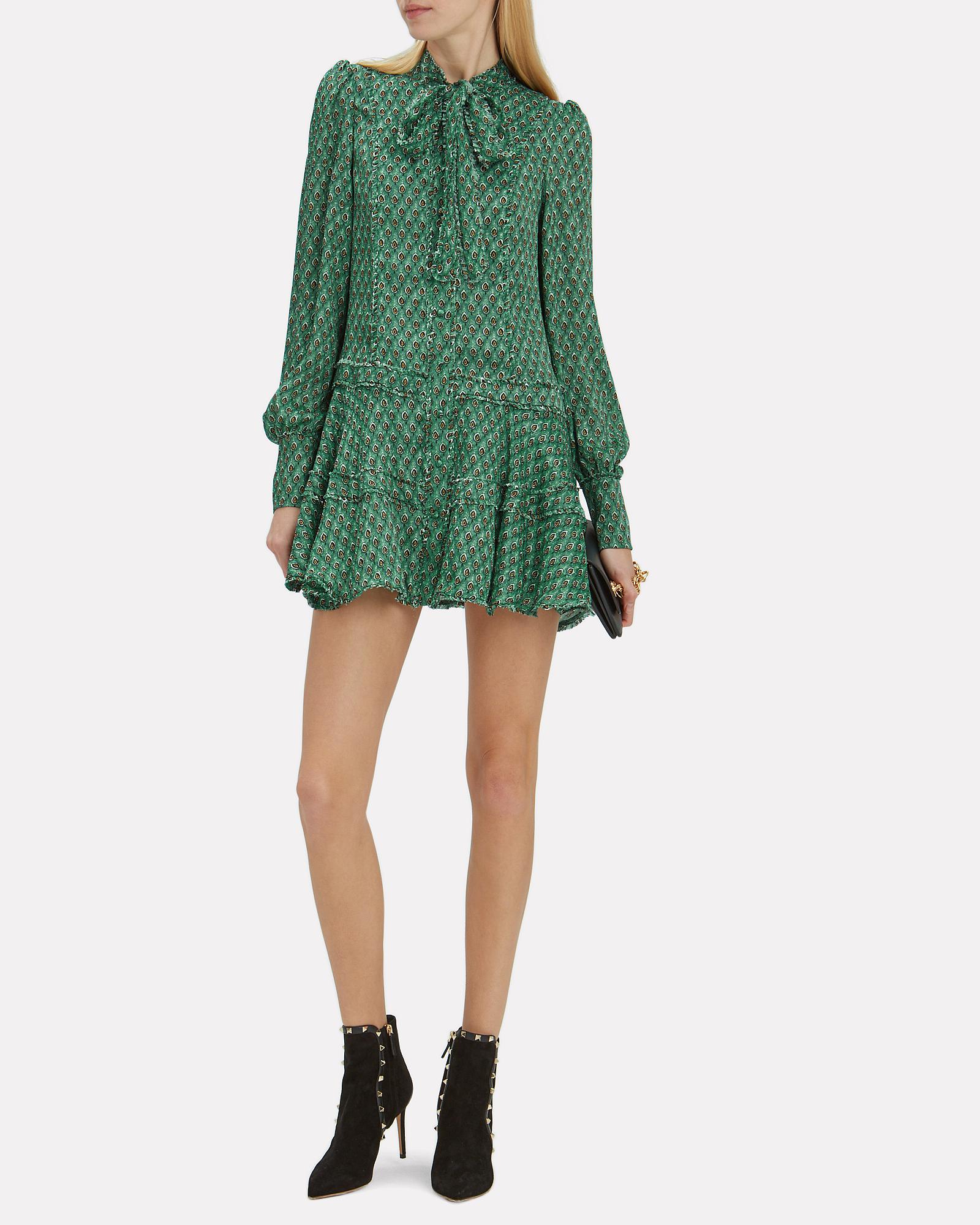 Alexis Synthetic Monika Drop Waist Dress In Teal Green Lyst Alexis Synthetic Monika Drop Waist Dress In Teal Green Lyst