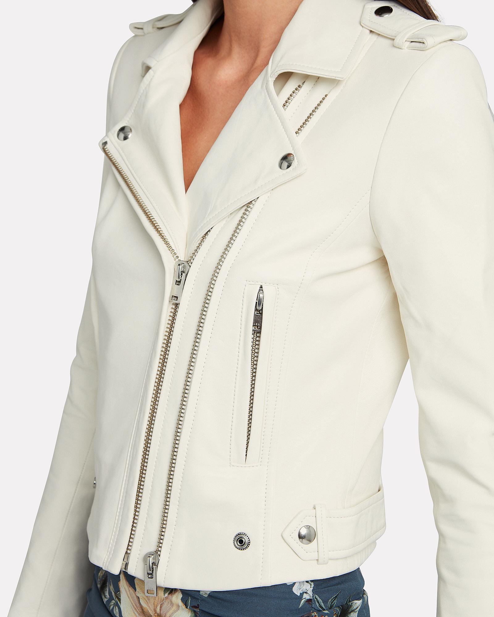 iro white leather jacket