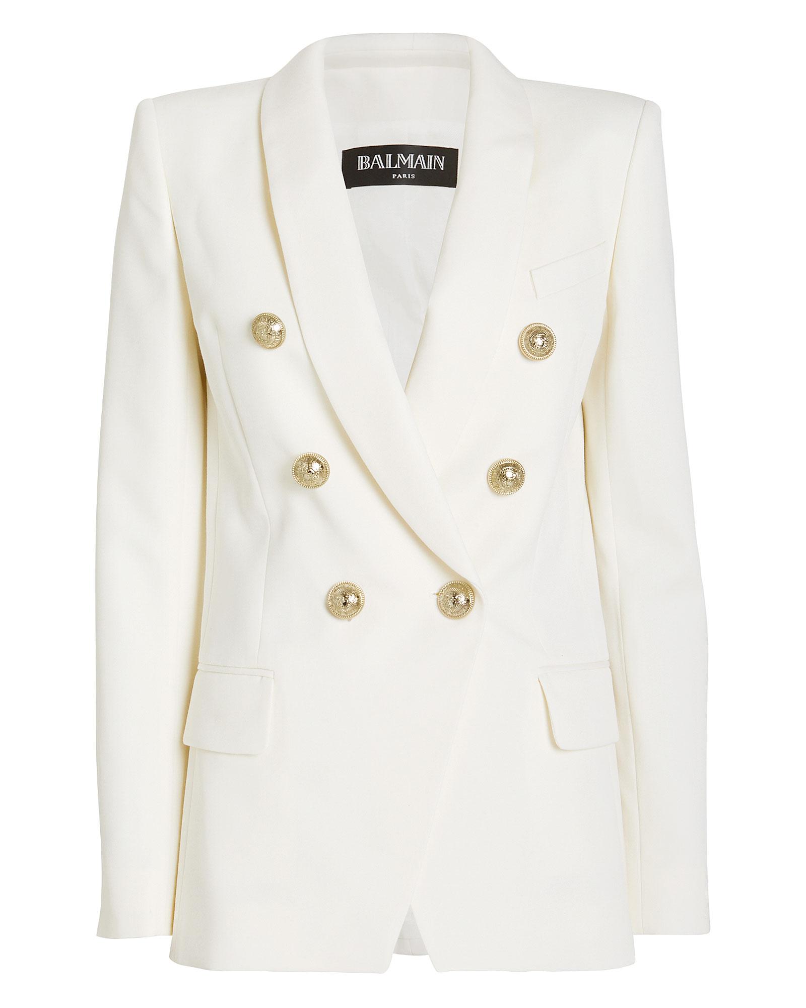 Balmain Tweed Blazer in Ecru (White) - Save 61% - Lyst