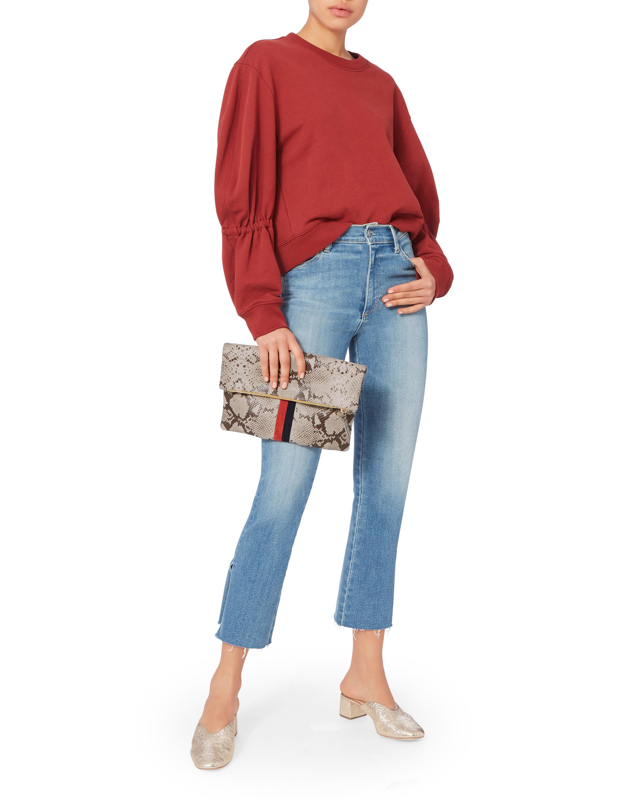 clare v foldover clutch