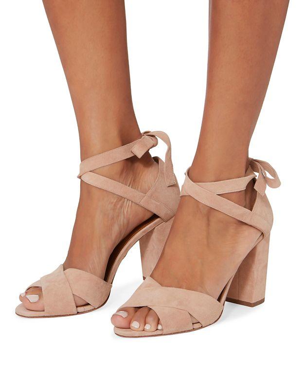 aquazzura block heel