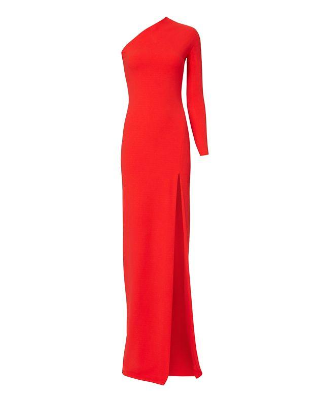 solace london nadia one shoulder gown
