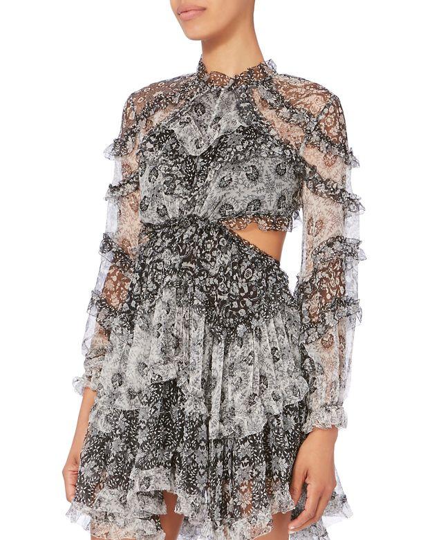 zimmermann divinity ruffle dress