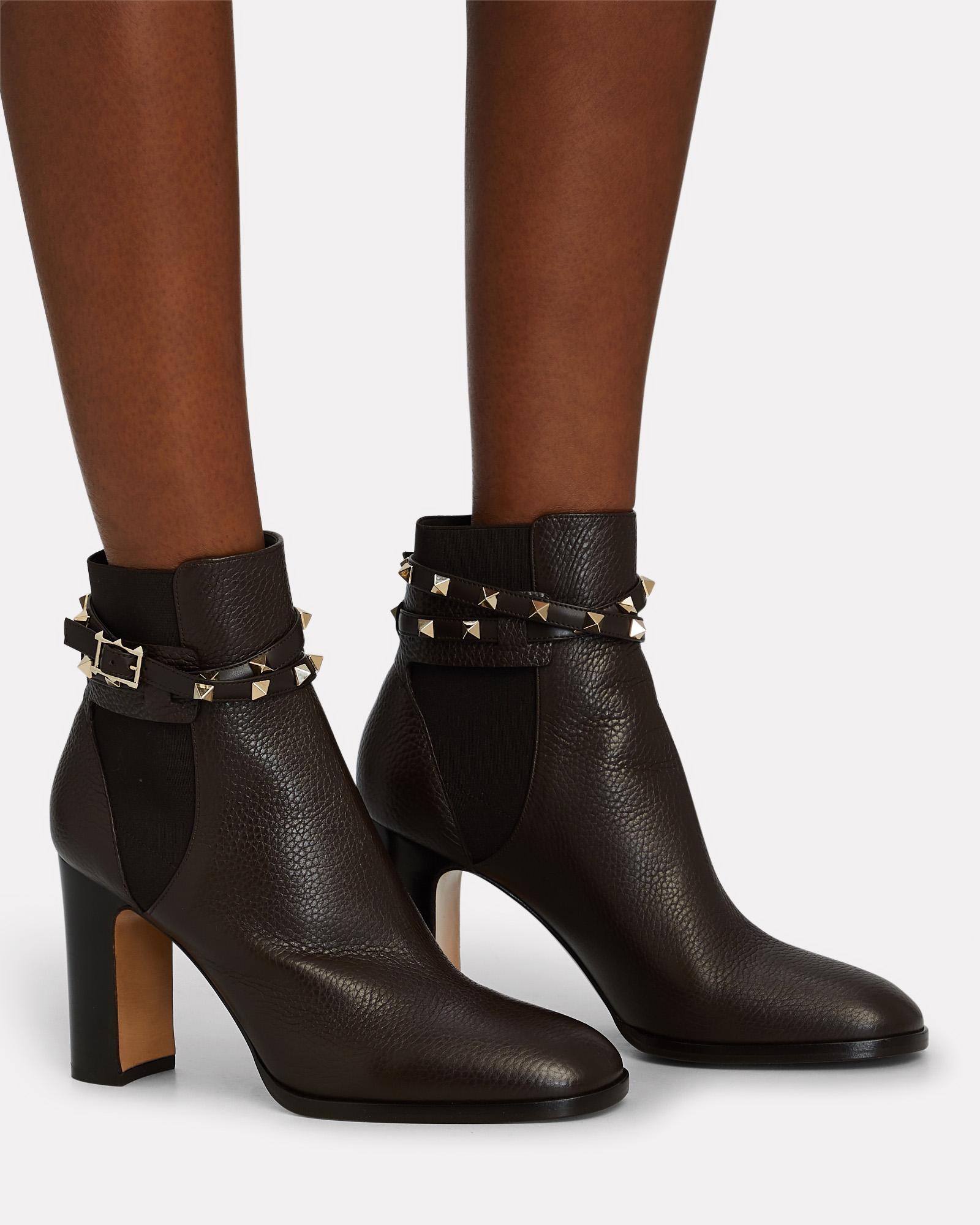 buckle wrap ankle boots
