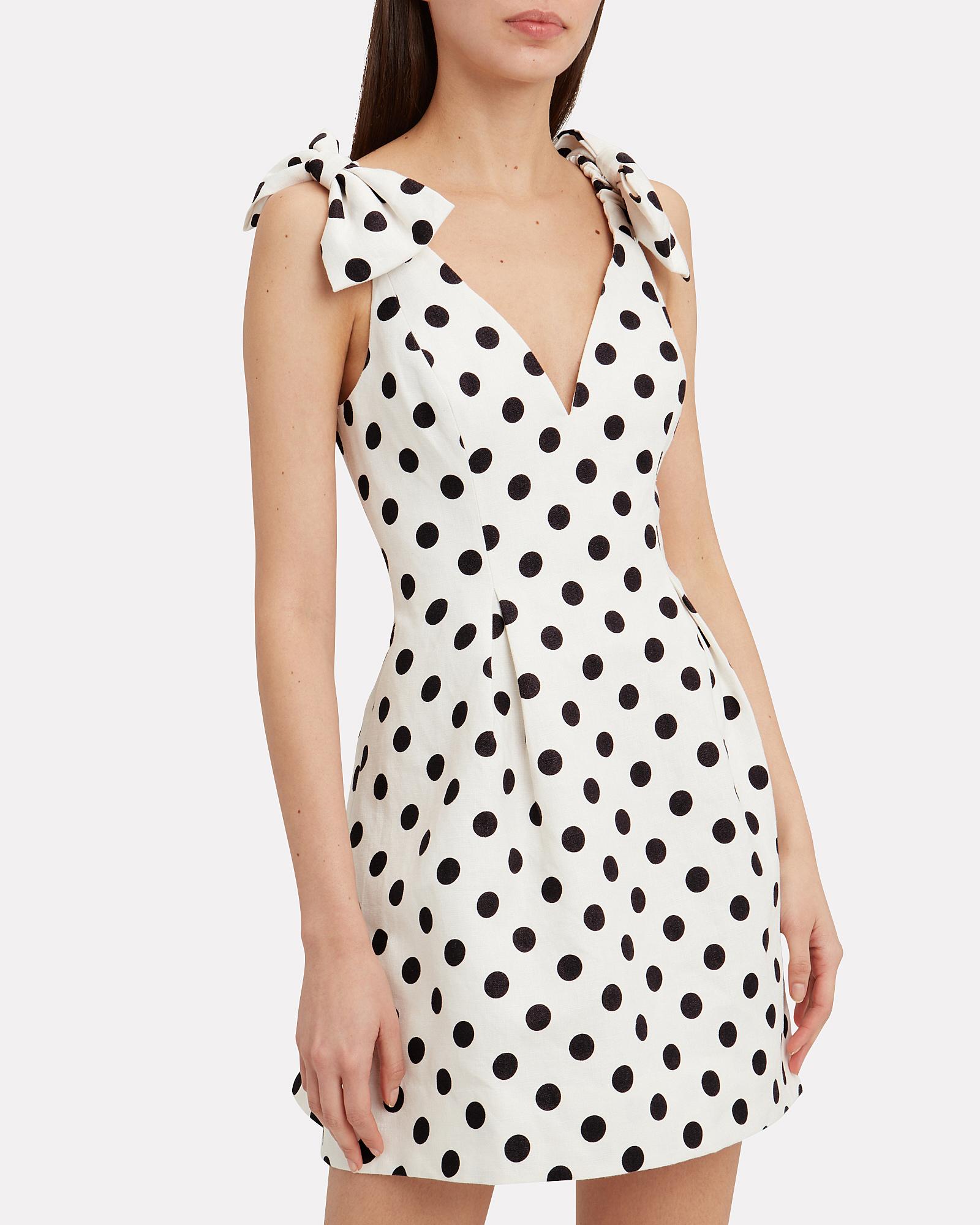 zimmermann corsage polka dot dress