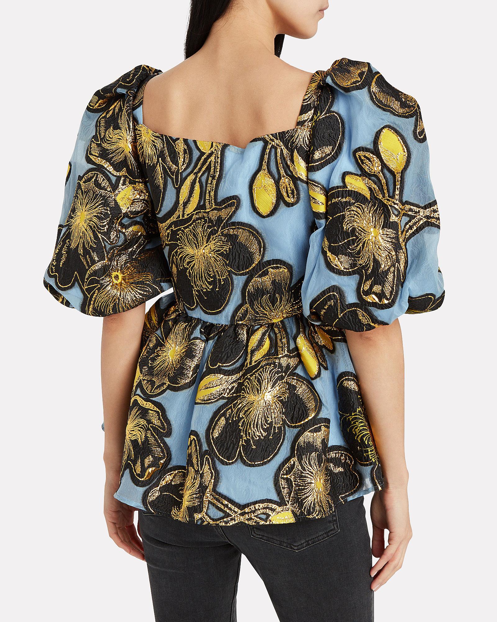 Stine Goya Synthetic Irene Jasmine Organza Top Lyst