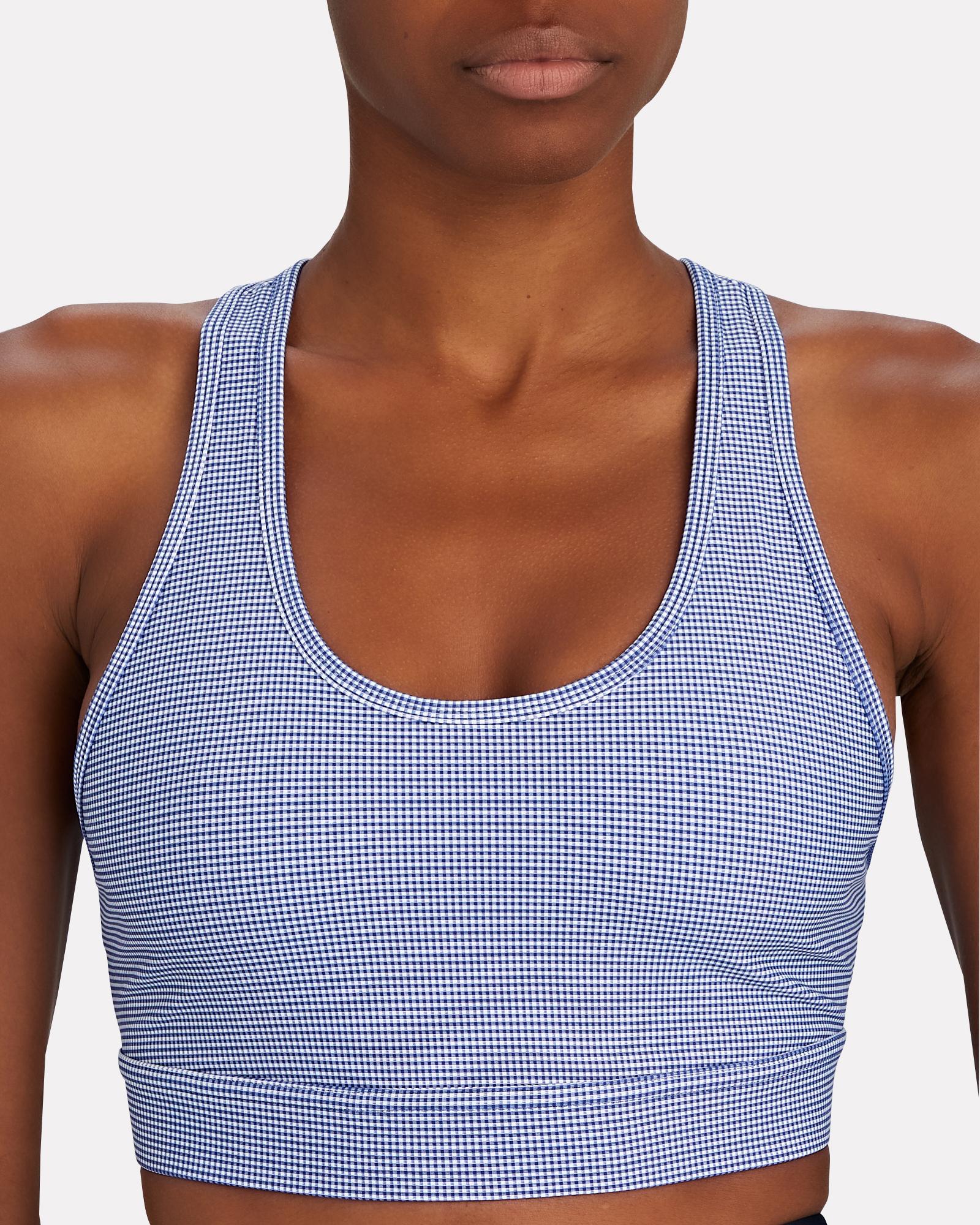 Access Front Row Bra in Blue | Lyst
