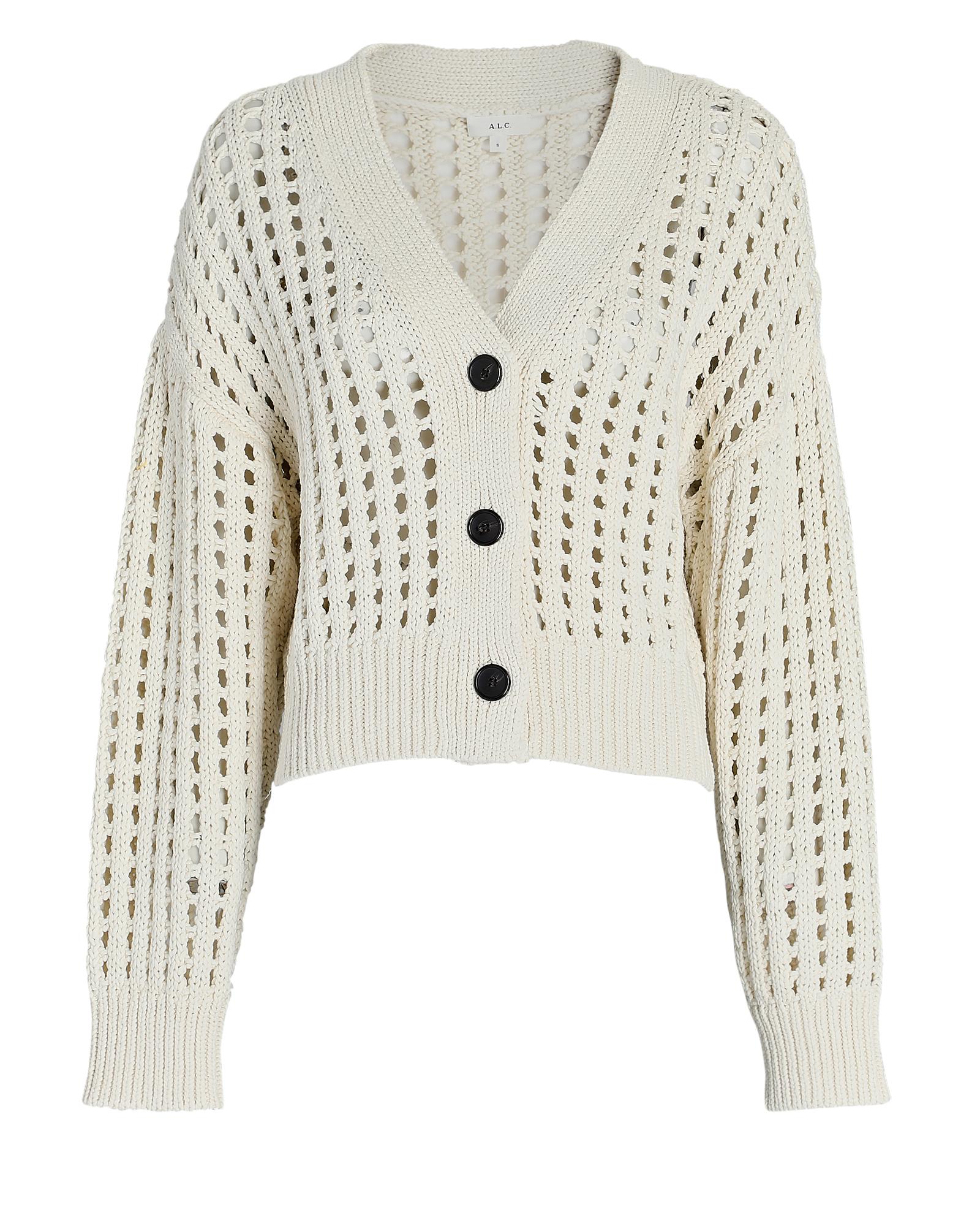 A.L.C. Drew Button-down Cardigan in White | Lyst