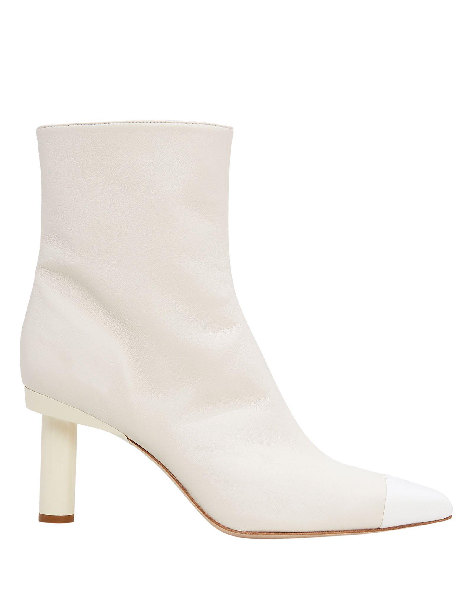 tibi white booties