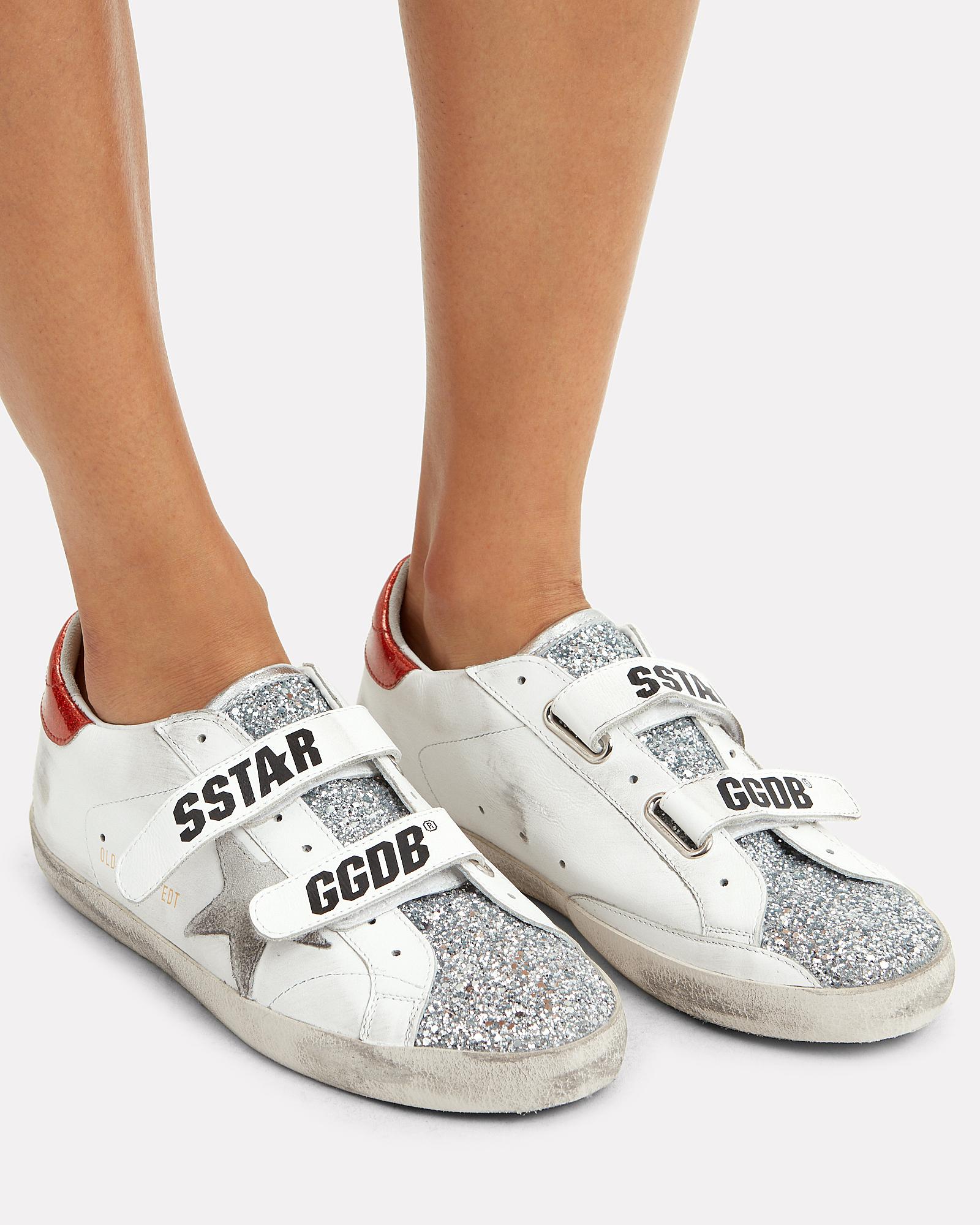 velcro golden goose sneakers