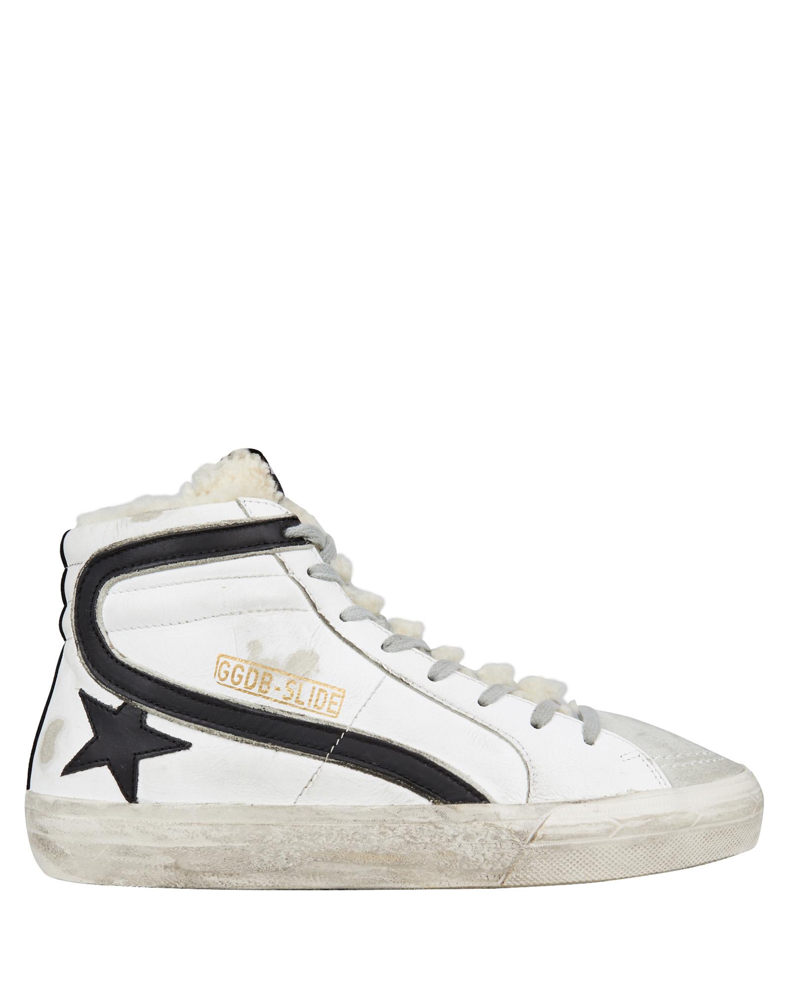 Golden goose shearling slide Clearance