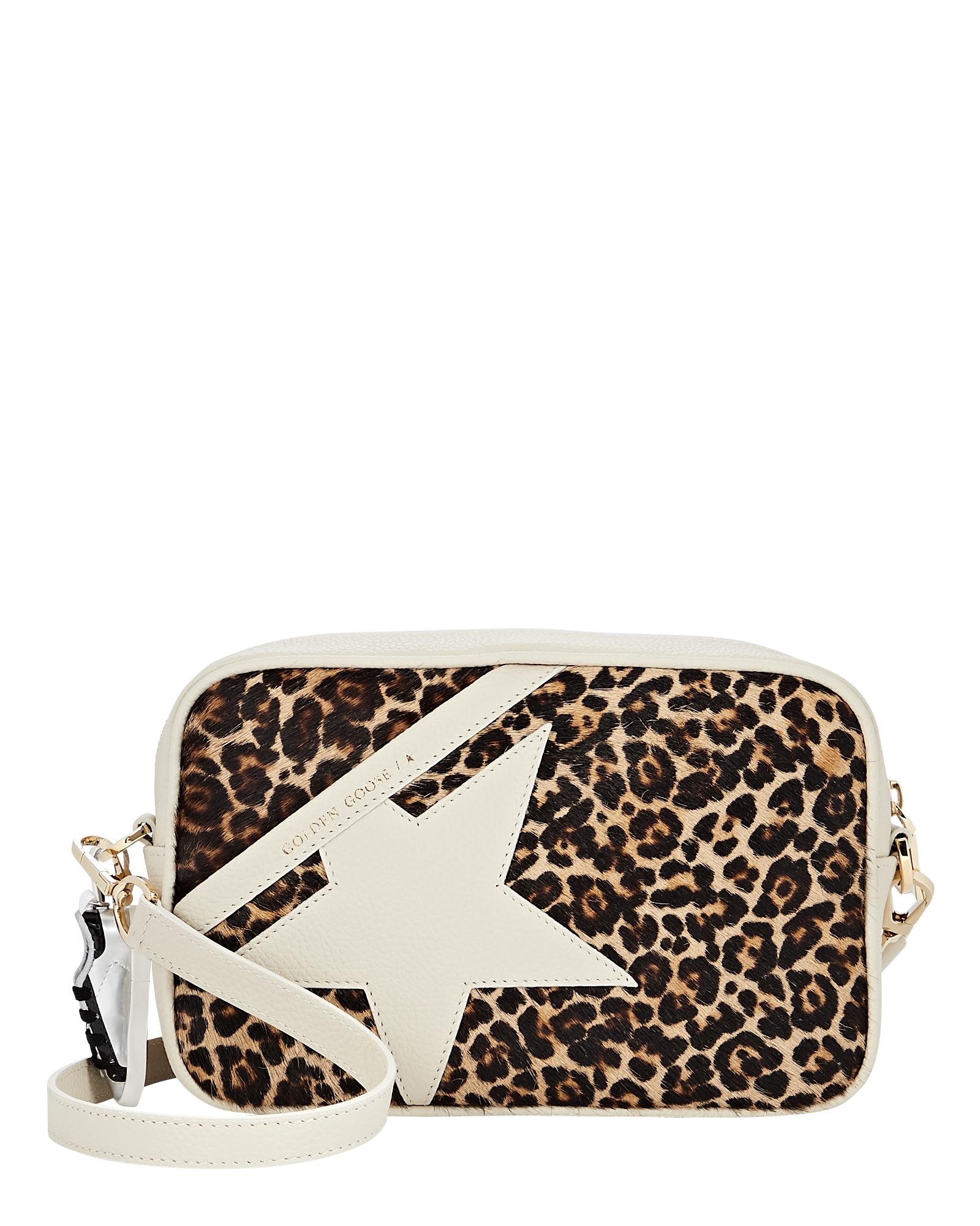 Golden Goose Logo Star Leopard Crossbody Bag | Lyst