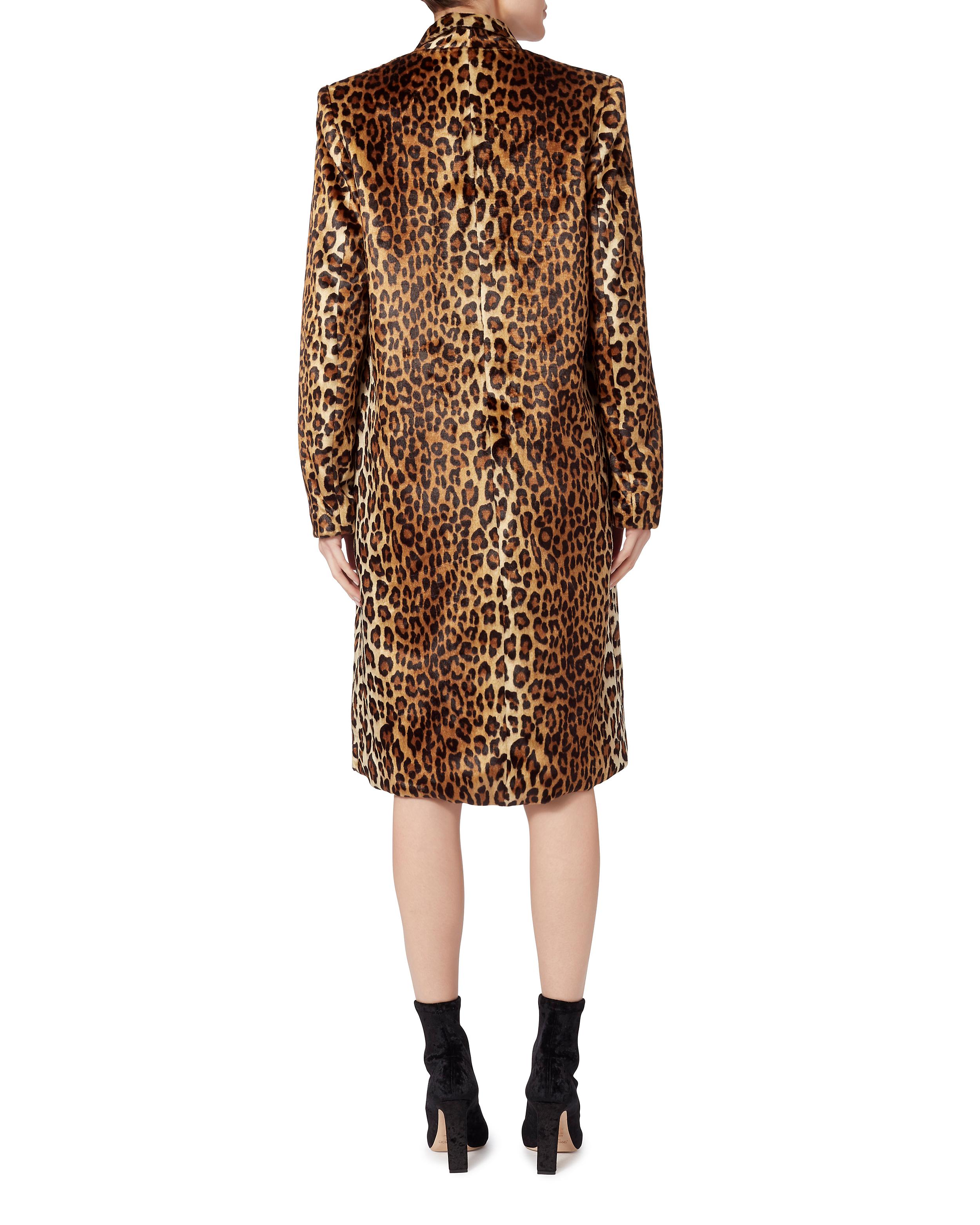 michelle mason leopard dress
