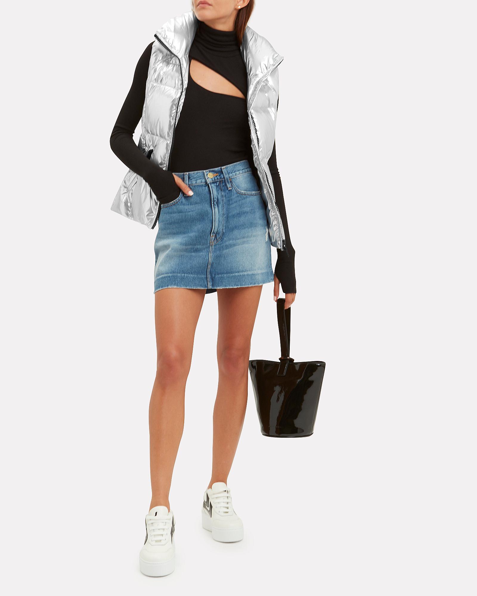 Sam. Synthetic Freedom Silver Puffer Vest in Metallic - Lyst