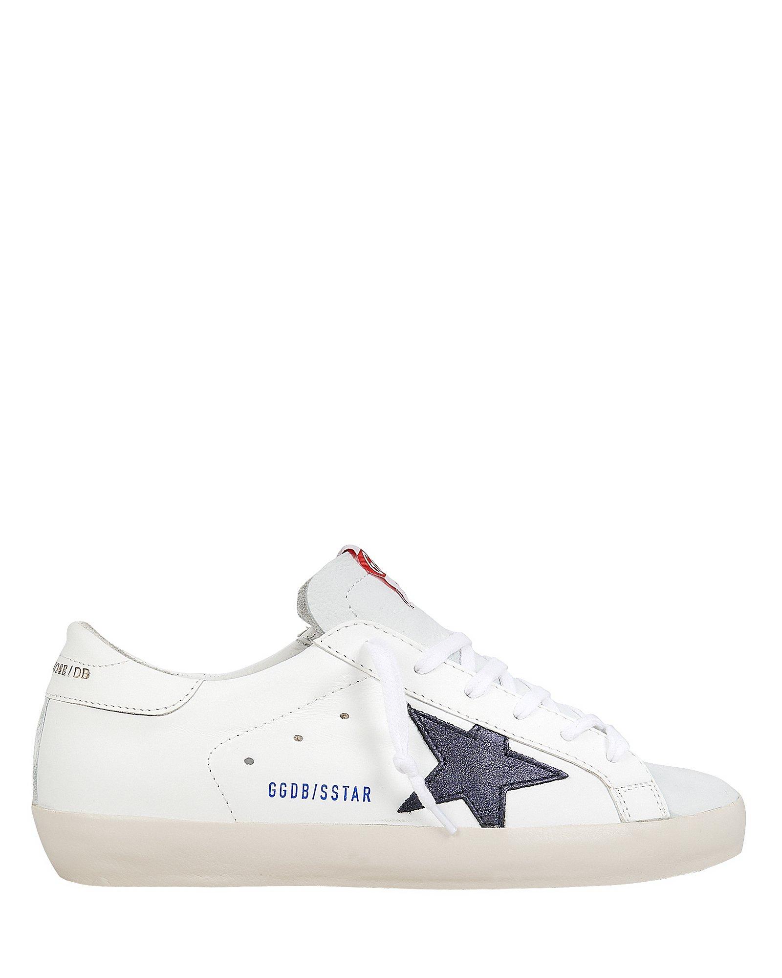 Golden Goose Superstar Navy Star Low-top Sneakers Red/white/navy 41 in Blue  | Lyst