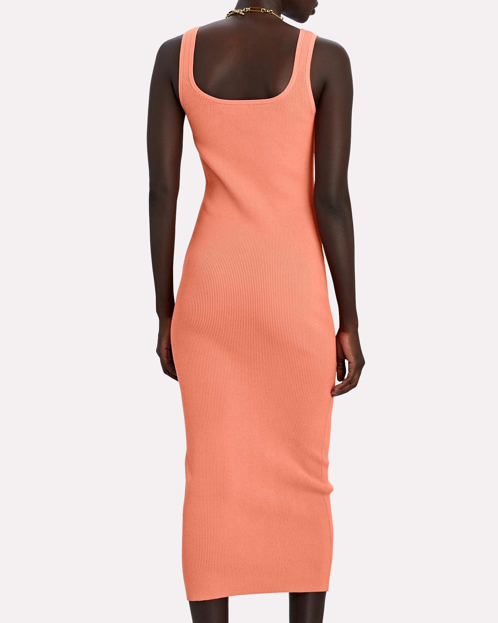 coral tank dress