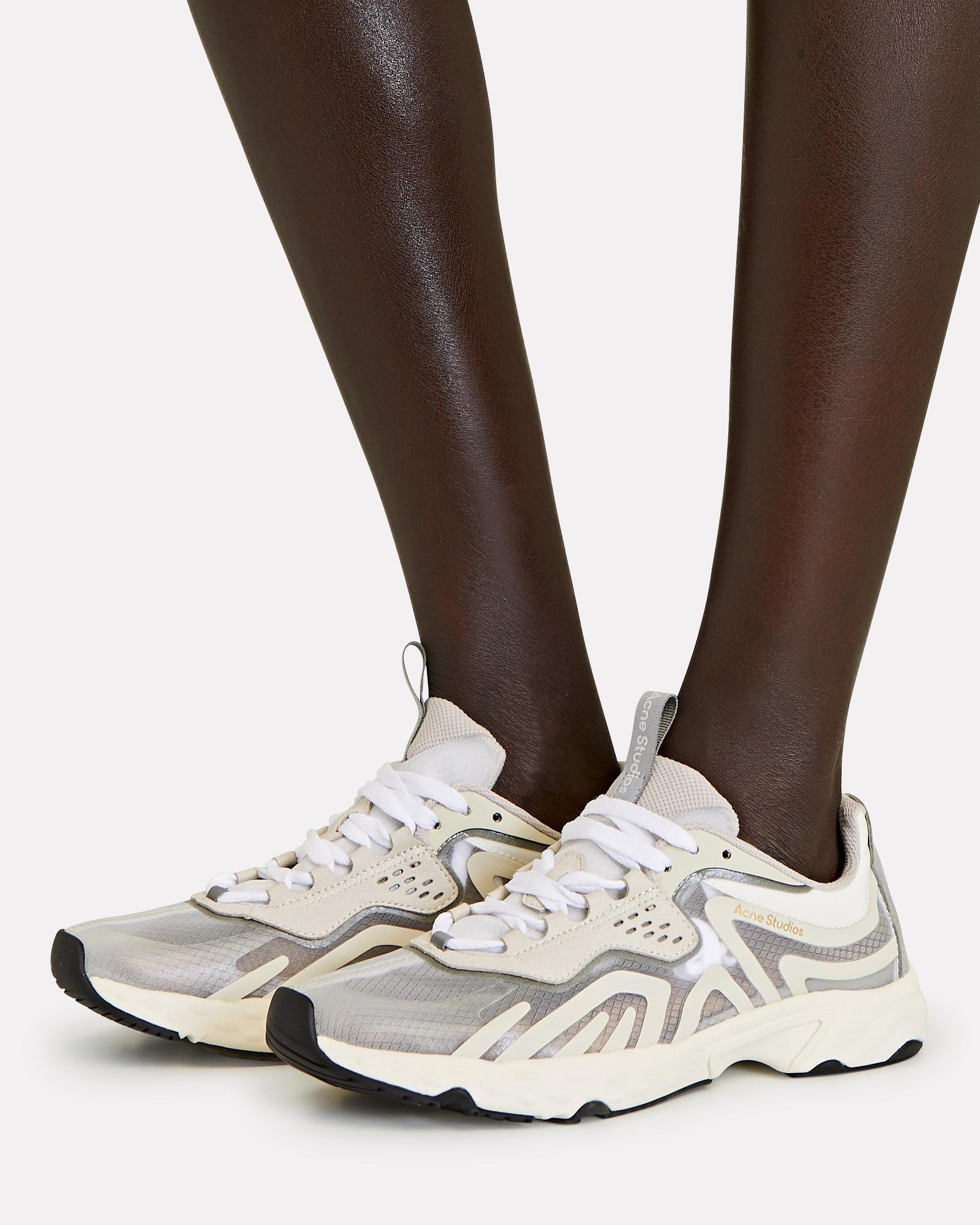 Acne Studios Trail Mesh Runner Sneakers in White | Lyst