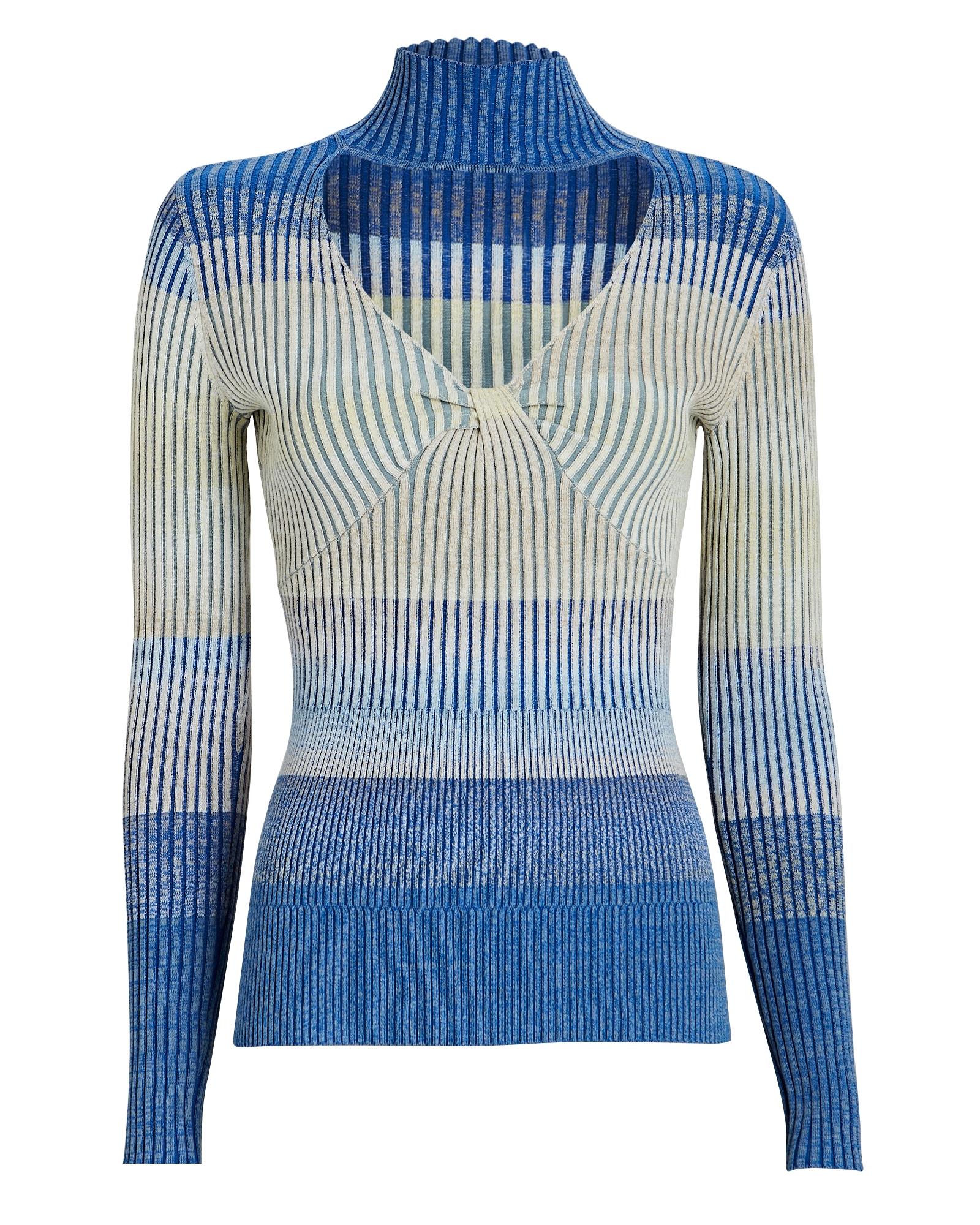 Ophef Roest pop Jonathan Simkhai Kat Space Dye Turtleneck Sweater in Blue | Lyst