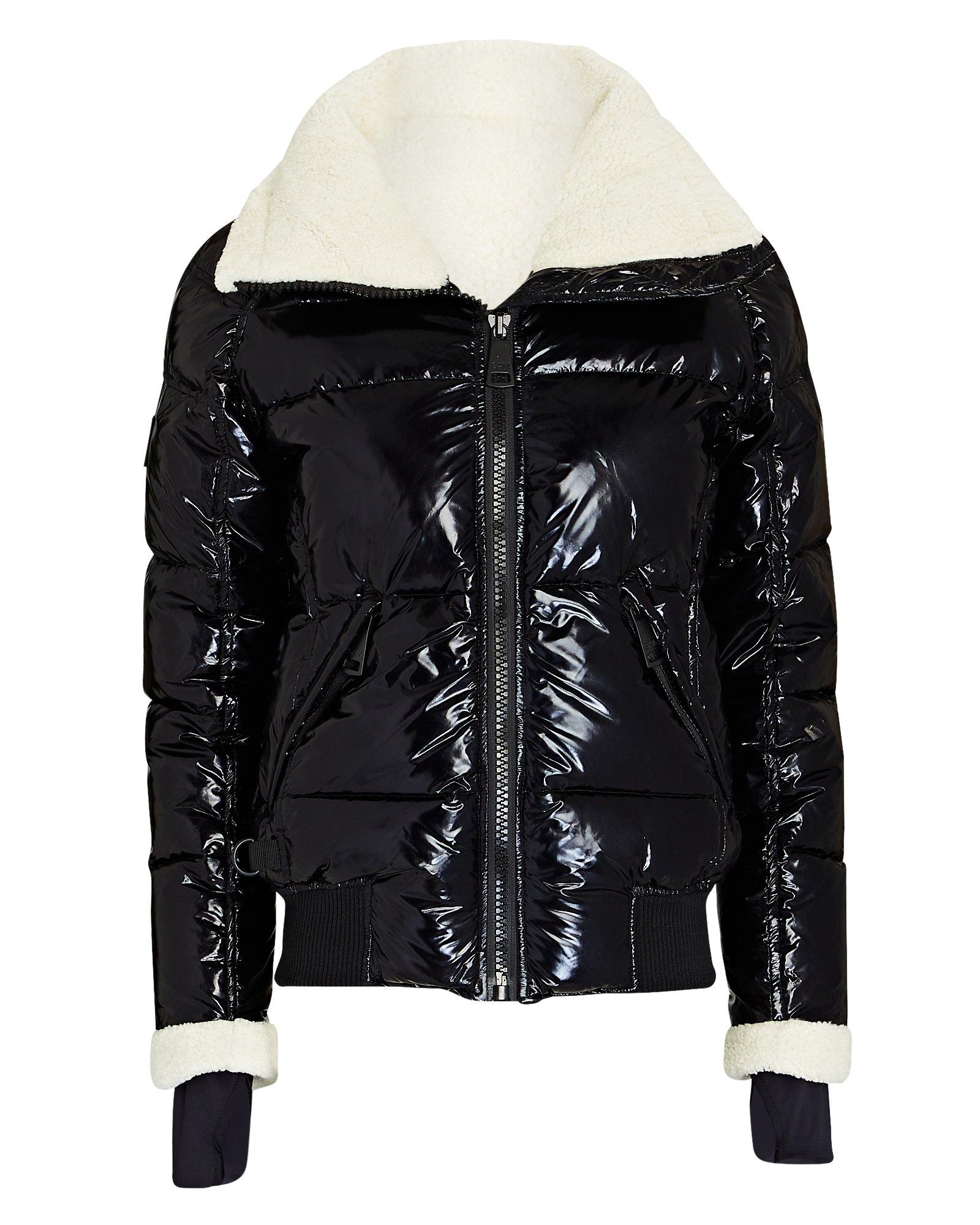shearling puffer jacket